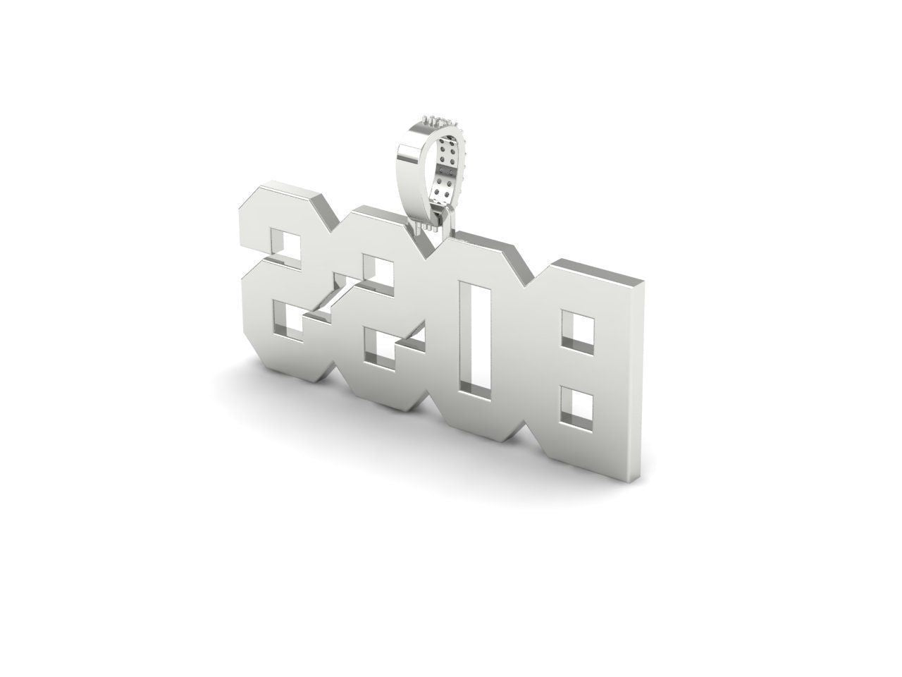 BOSS Iced Diamond Pendant – Luxury Hip Hop Style