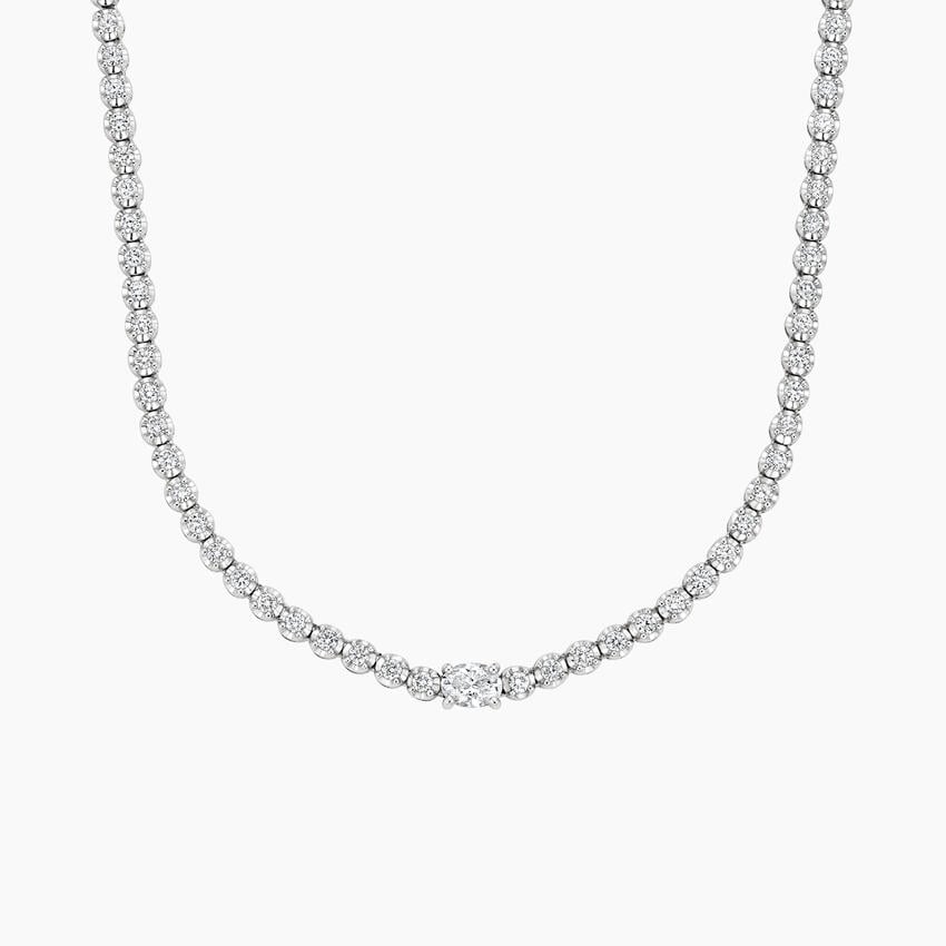 Classic Diamond Tennis Necklace for Women Timeless Luxury Jewelry