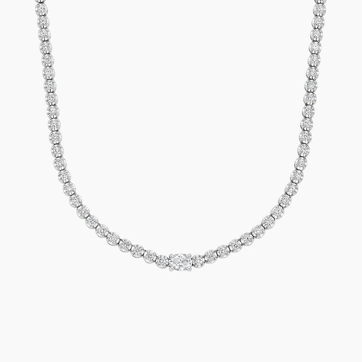 Classic Diamond Tennis Necklace for Women Timeless Luxury Jewelry