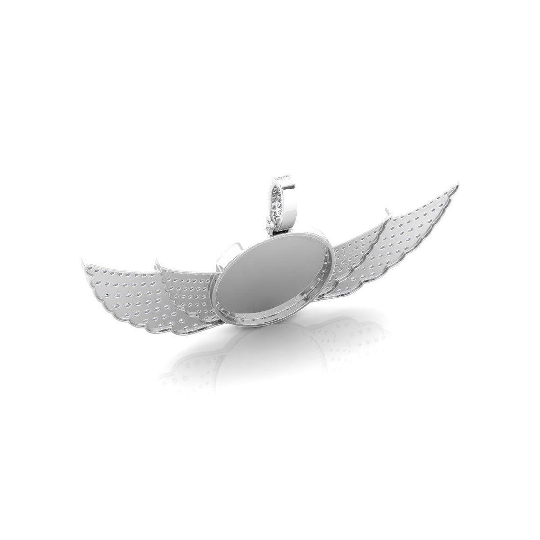 Angel Wings Diamond Pendant\ Hip Hop jewelry