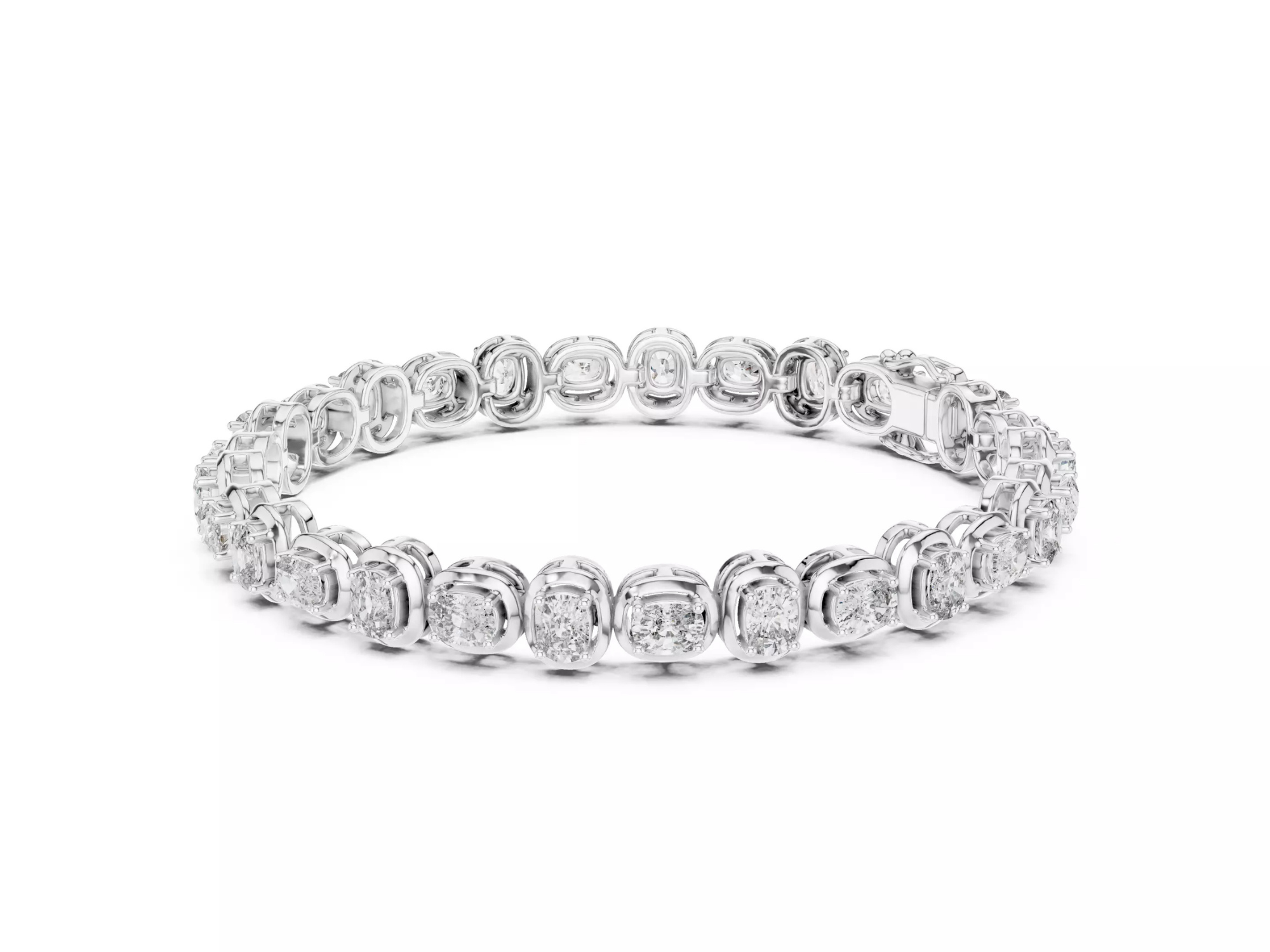 Oval Cut Diamond Tennis Bracelet Luxury Statement Jewelry