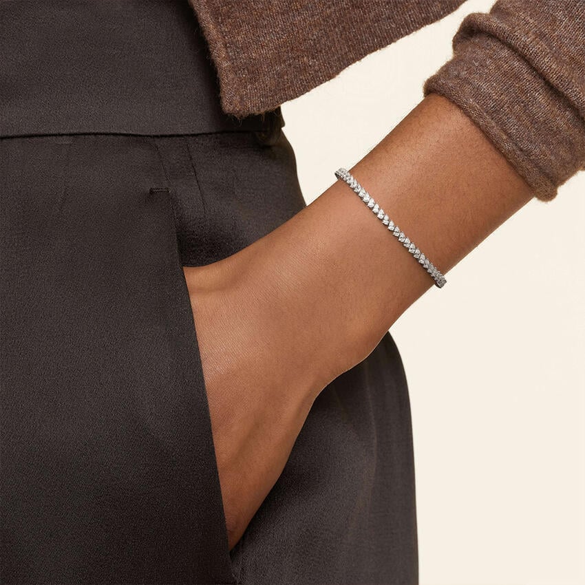 Pear Cut Diamond Tennis Bracelet Fine Jewelry