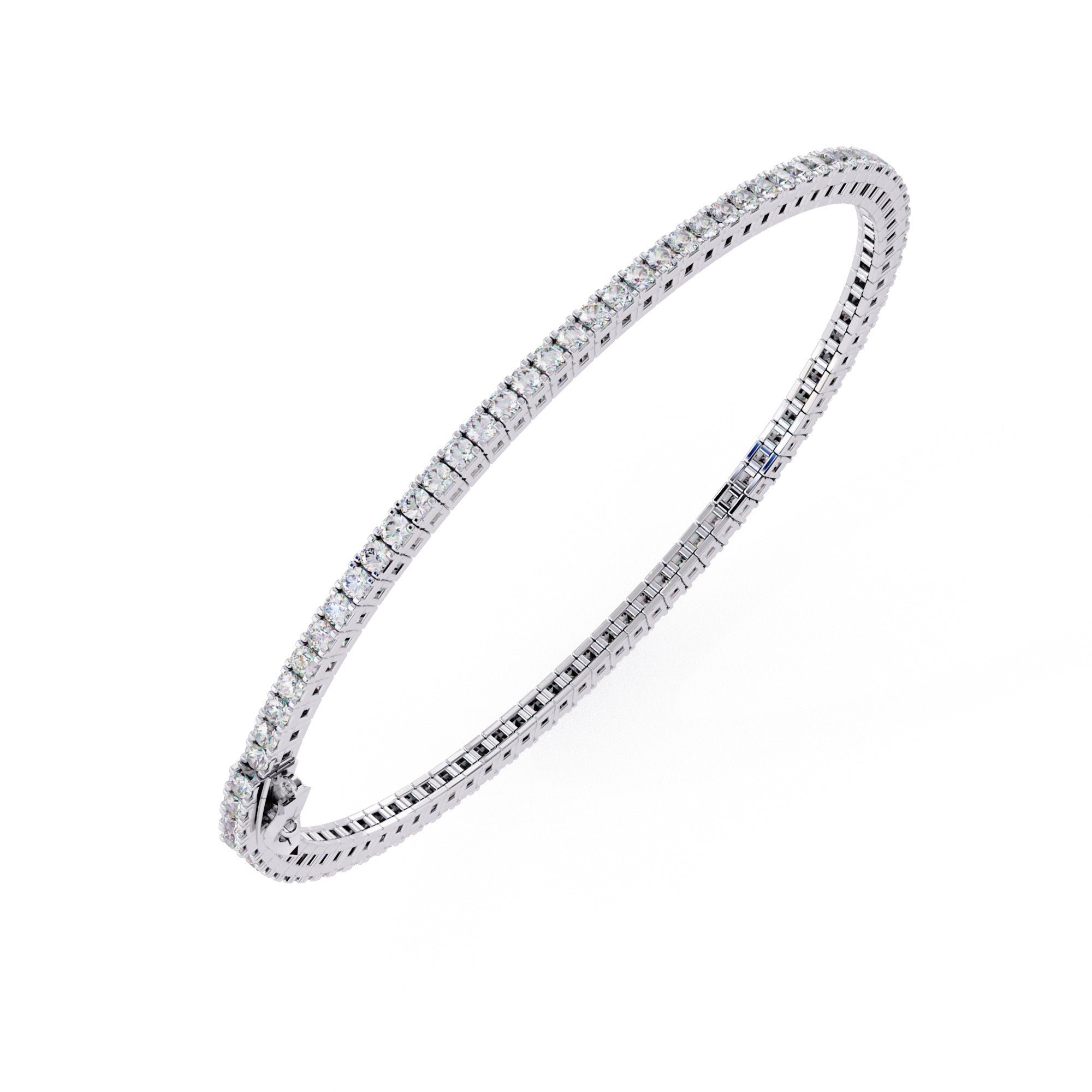 Round cut Diamond Tennis Bracelet Fine Jewelry