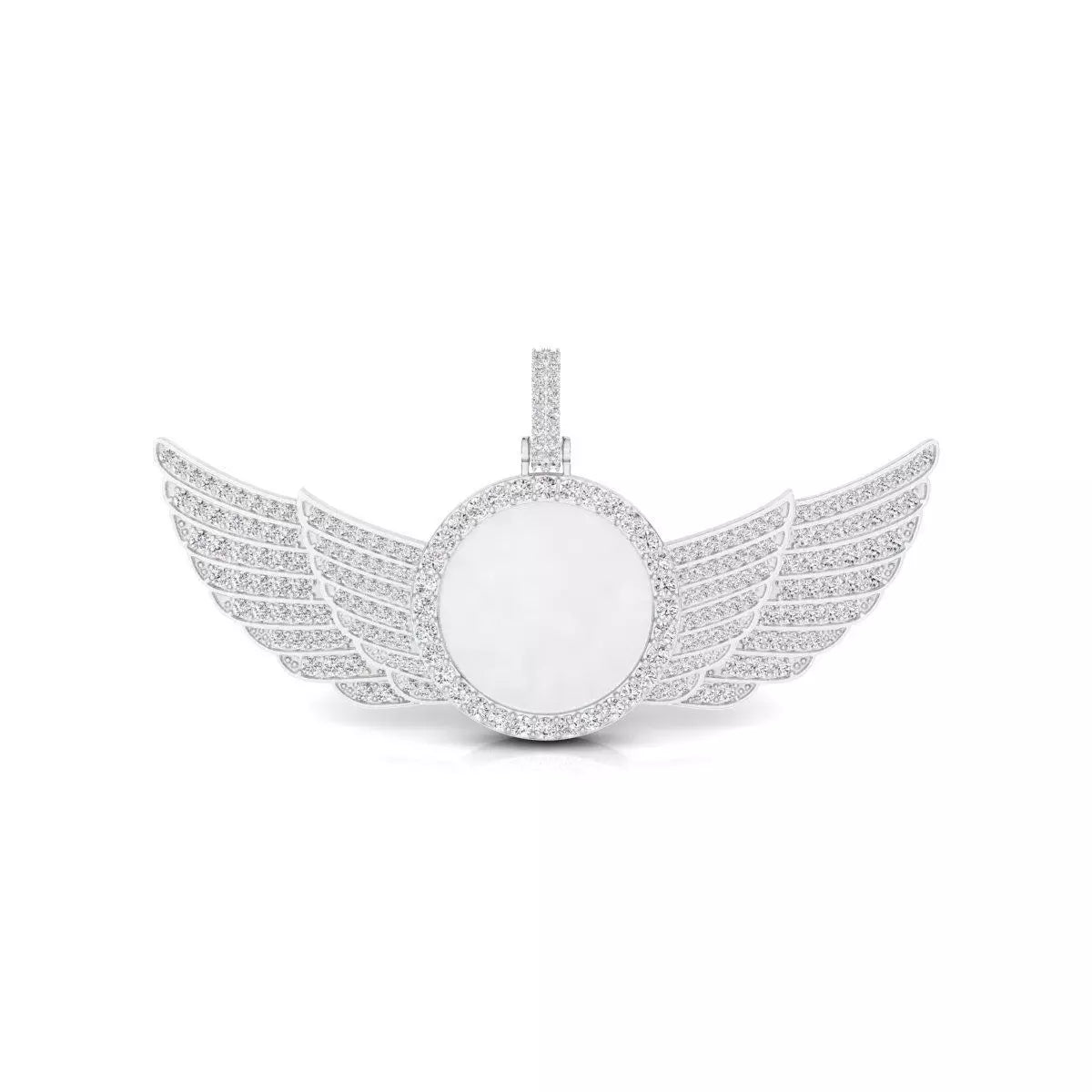 Angel Wings Diamond Pendant\ Hip Hop jewelry