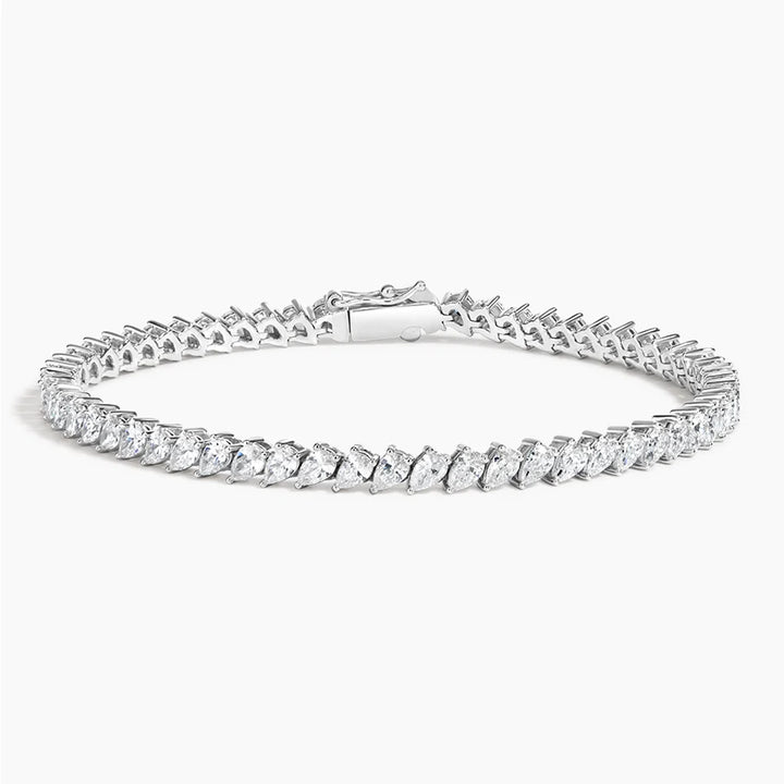 Pear Cut Diamond Tennis Bracelet Fine Jewelry
