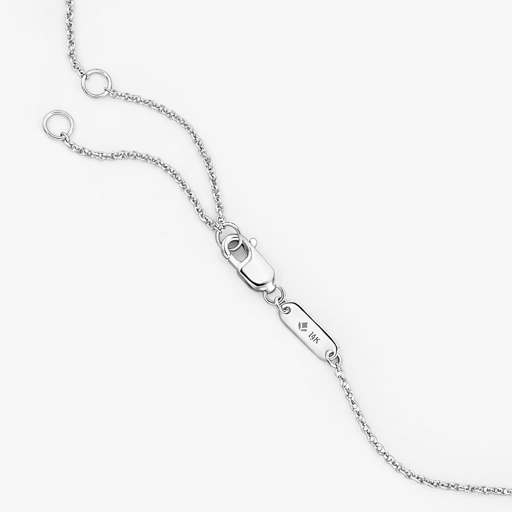 Personalized Diamond Name Necklace – Custom Script Letter Jewelry