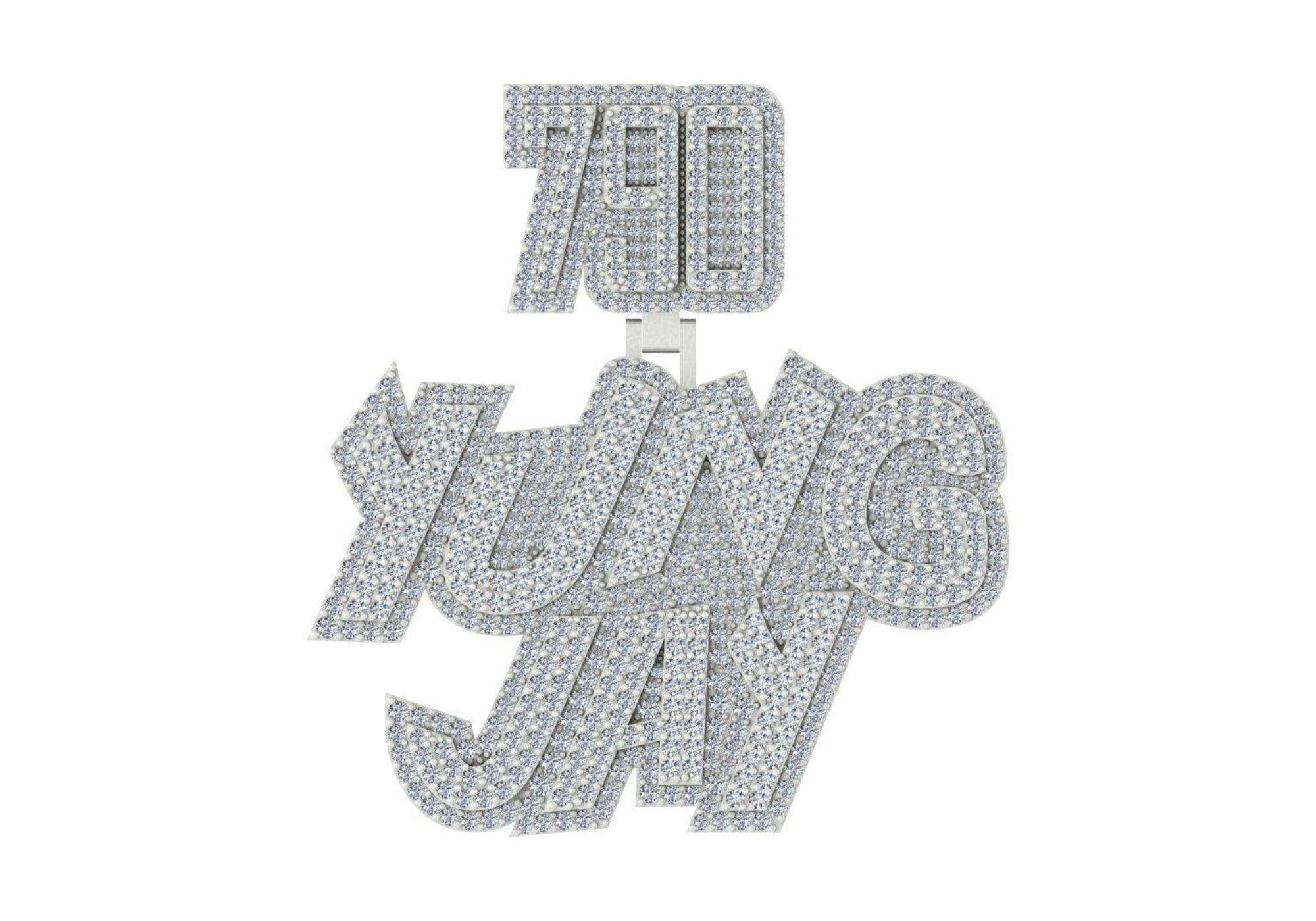 790 Yung Jay Custom Name Pendant