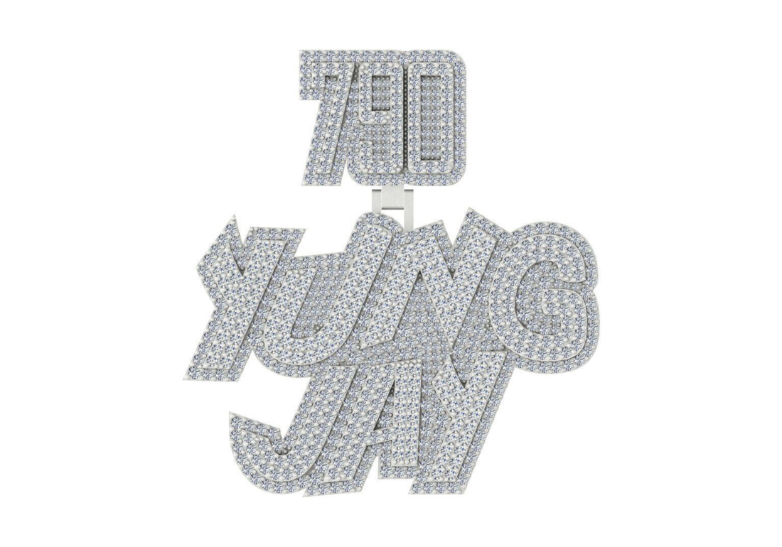 790 Yung Jay Custom Name Pendant