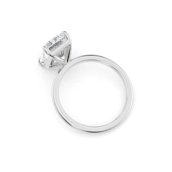 Radiant Cut Diamond Solitaire Engagement Ring For Women
