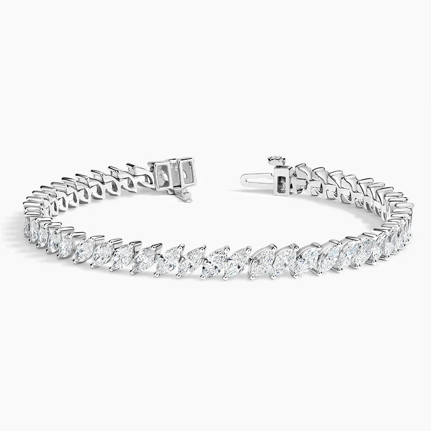 Marquise Cut Diamond Tennis Bracelet Luxury Jewelry