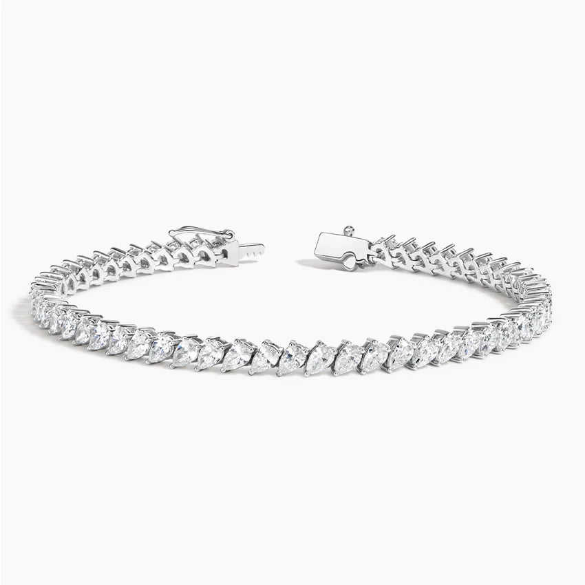 Pear Cut Diamond Tennis Bracelet Fine Jewelry