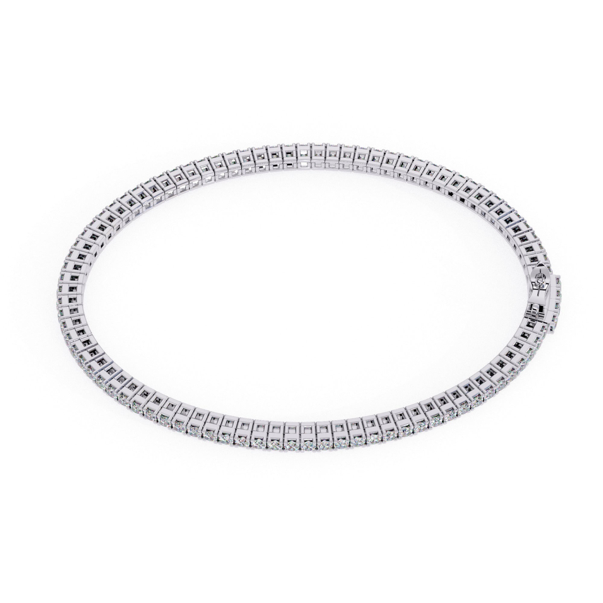Round cut Diamond Tennis Bracelet Fine Jewelry