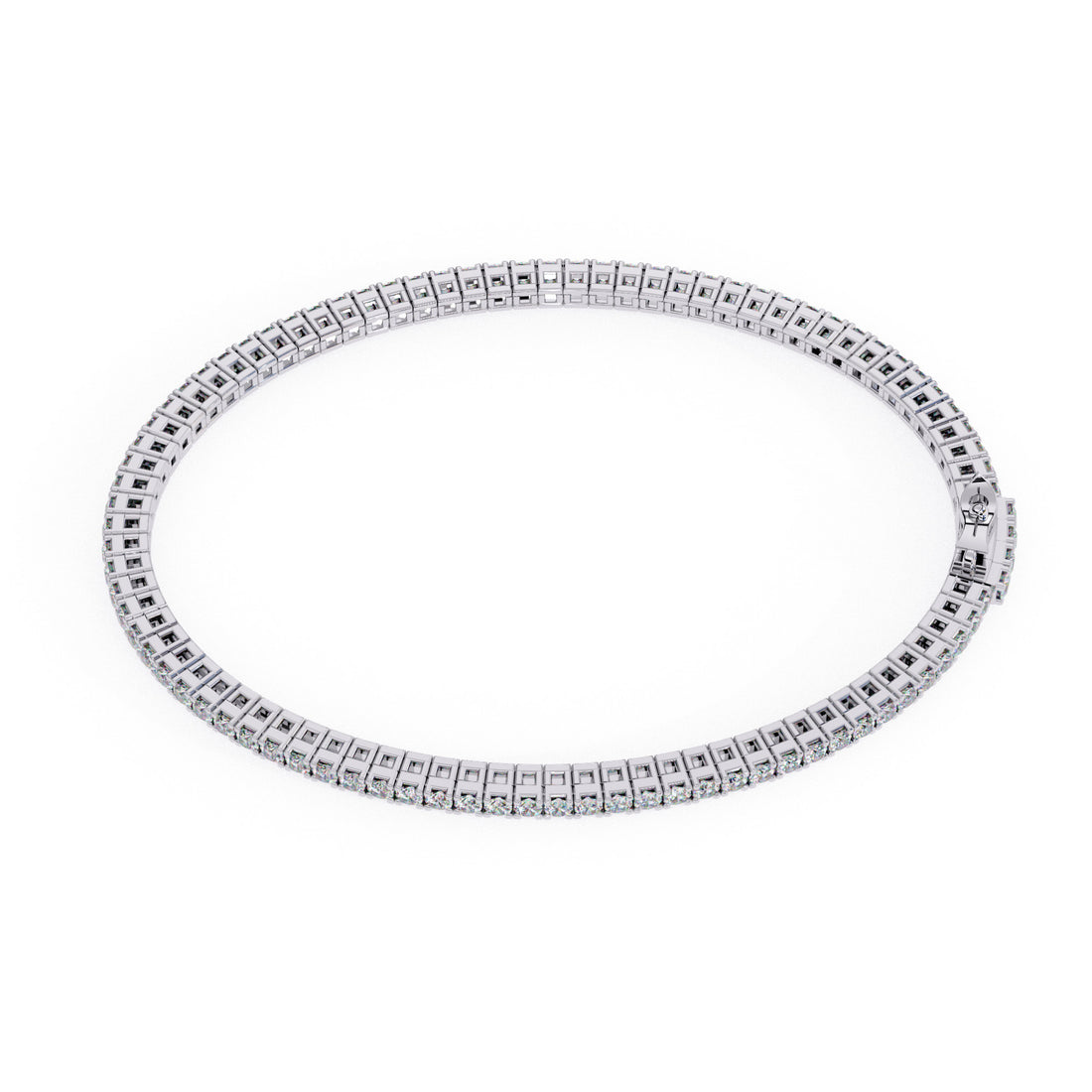 Round cut Diamond Tennis Bracelet Fine Jewelry