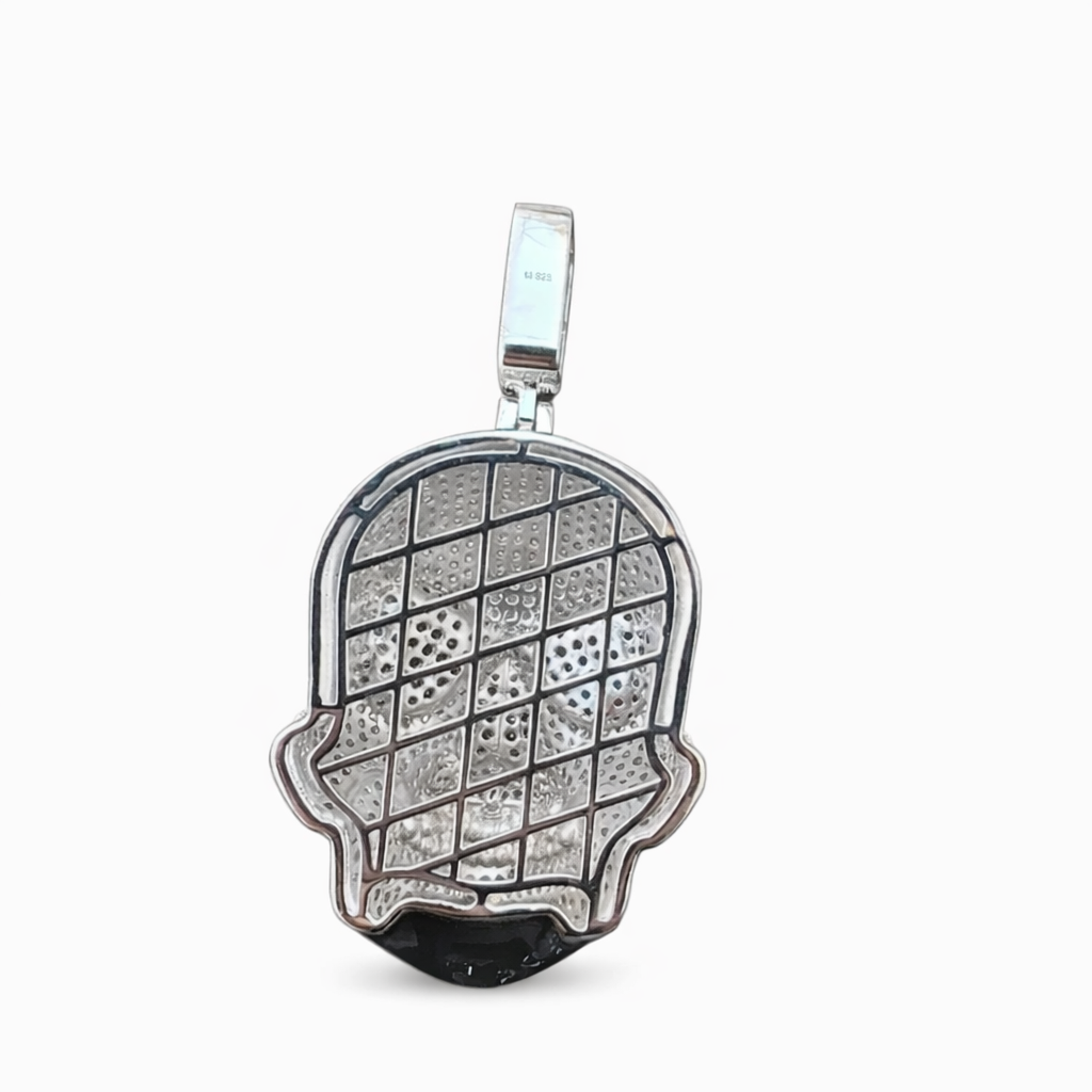 Iced out Skull Pendant Diamond Hip Hop Statement Pendant
