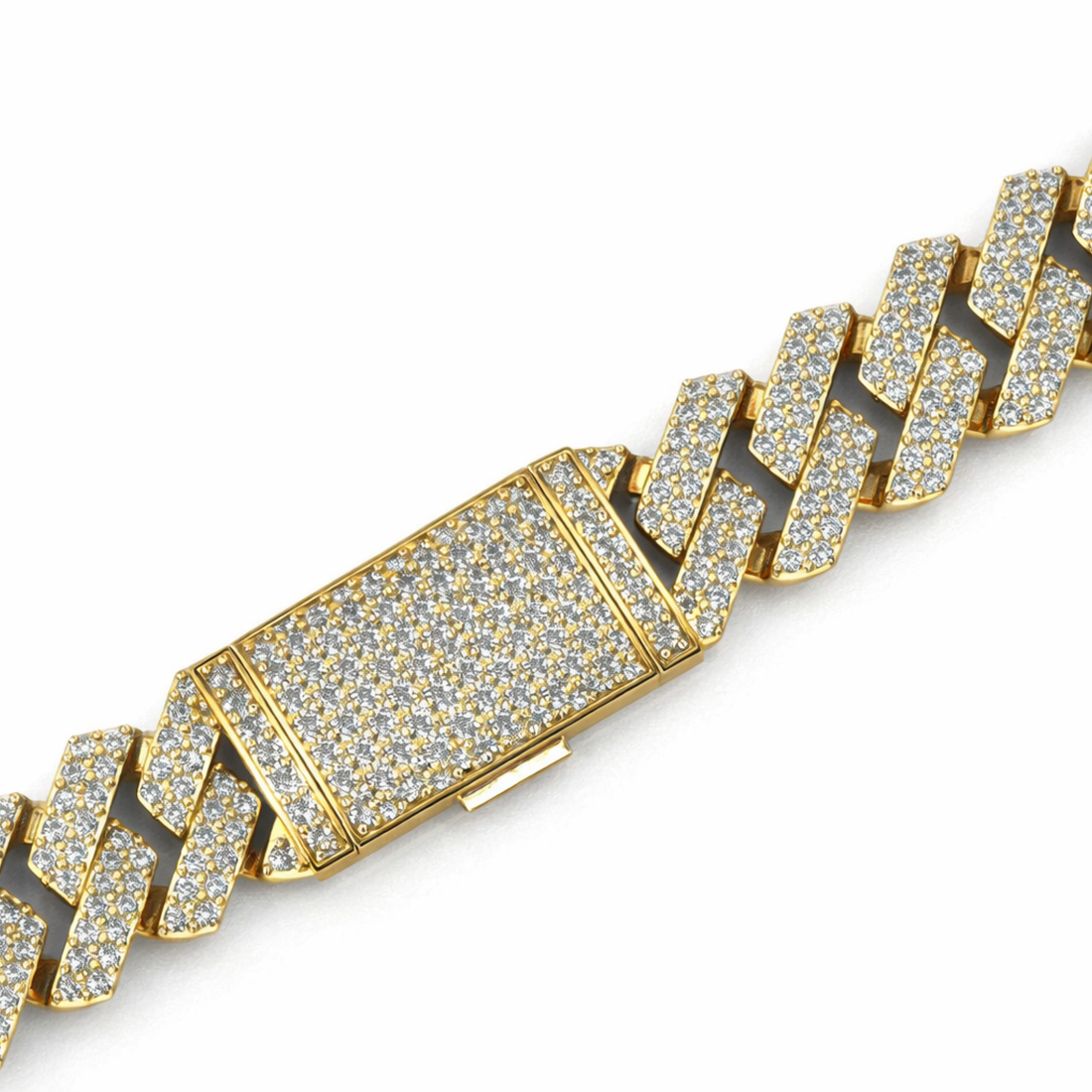 Luxury Diamond Cuban Link Bracelet | Iced Out Jewelry