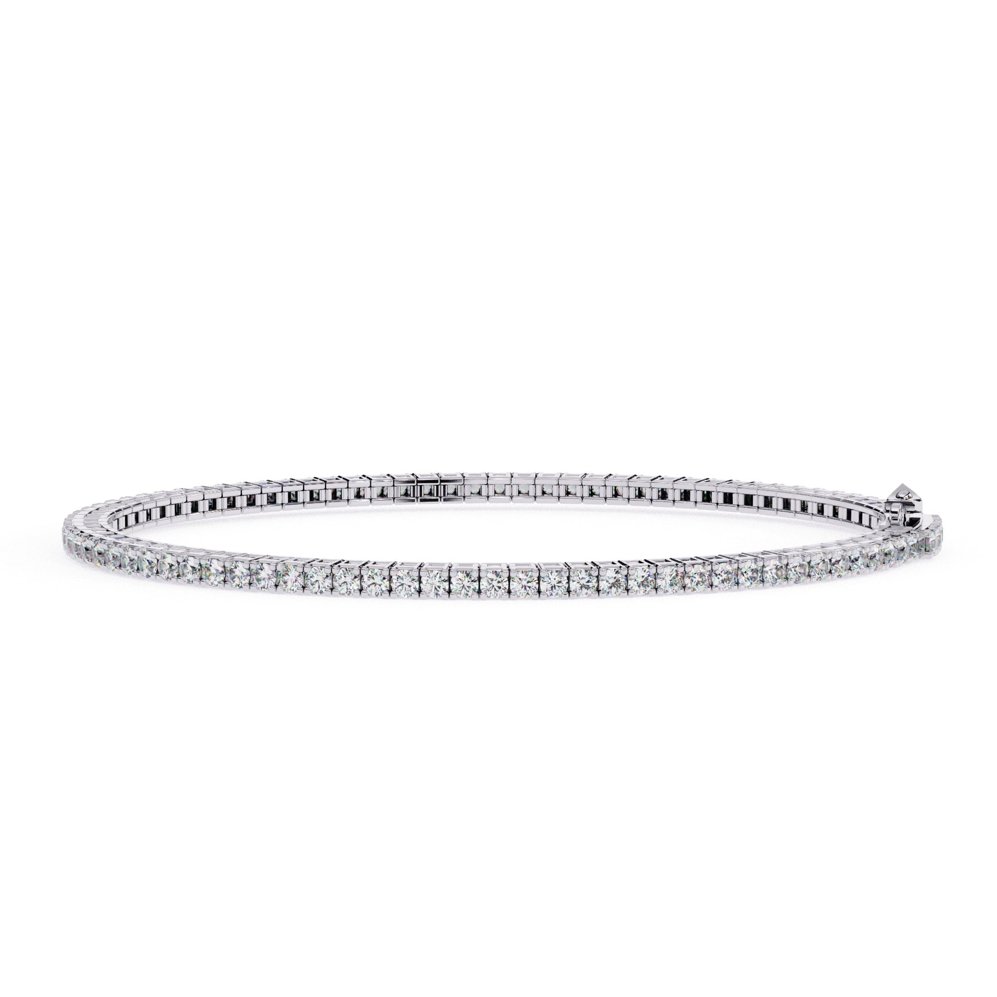 Round cut Diamond Tennis Bracelet Fine Jewelry