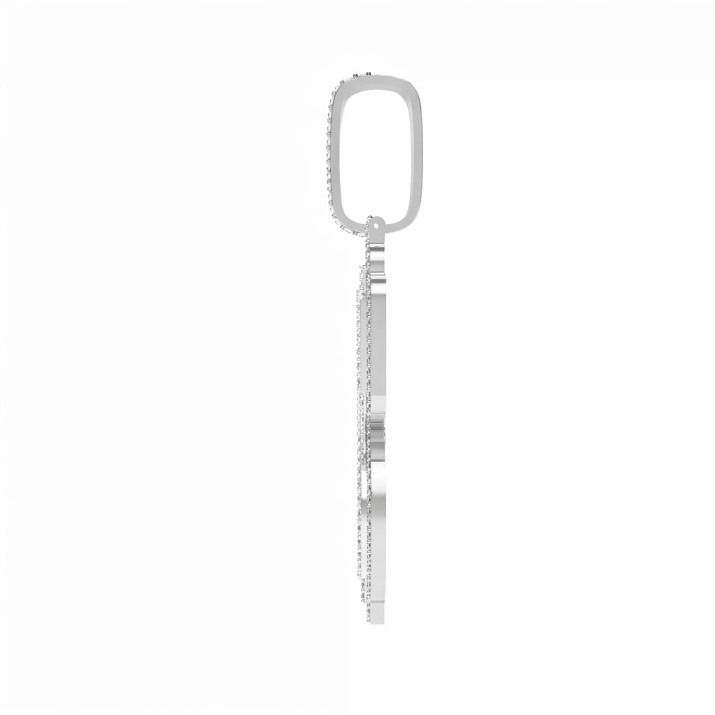 Iced Dollar Sign Diamond Hip Hop Pendant