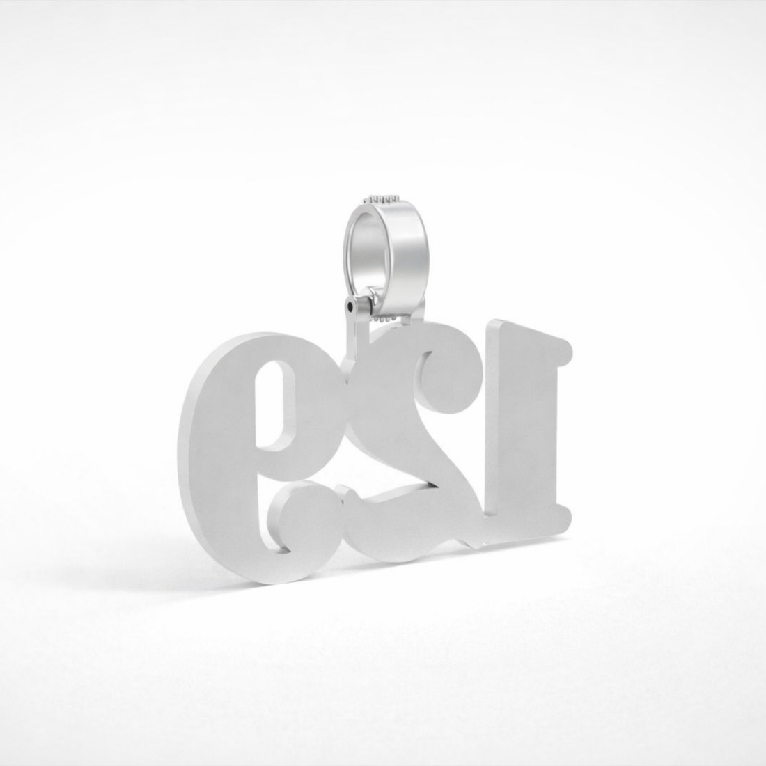 Icedout 129 Number Diamond Hip Hop Pendant