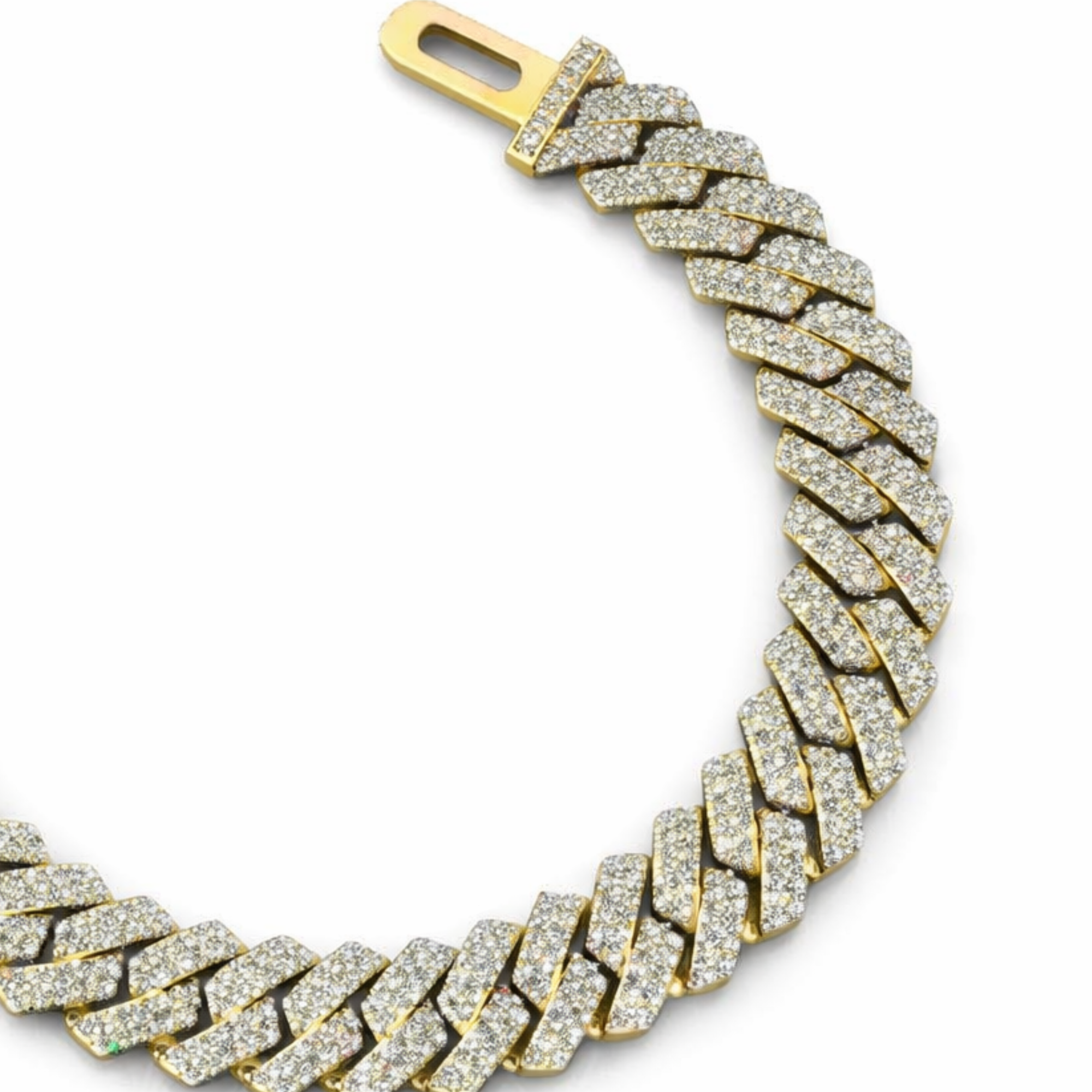 Luxury Diamond Cuban Link Bracelet | Iced Out Jewelry