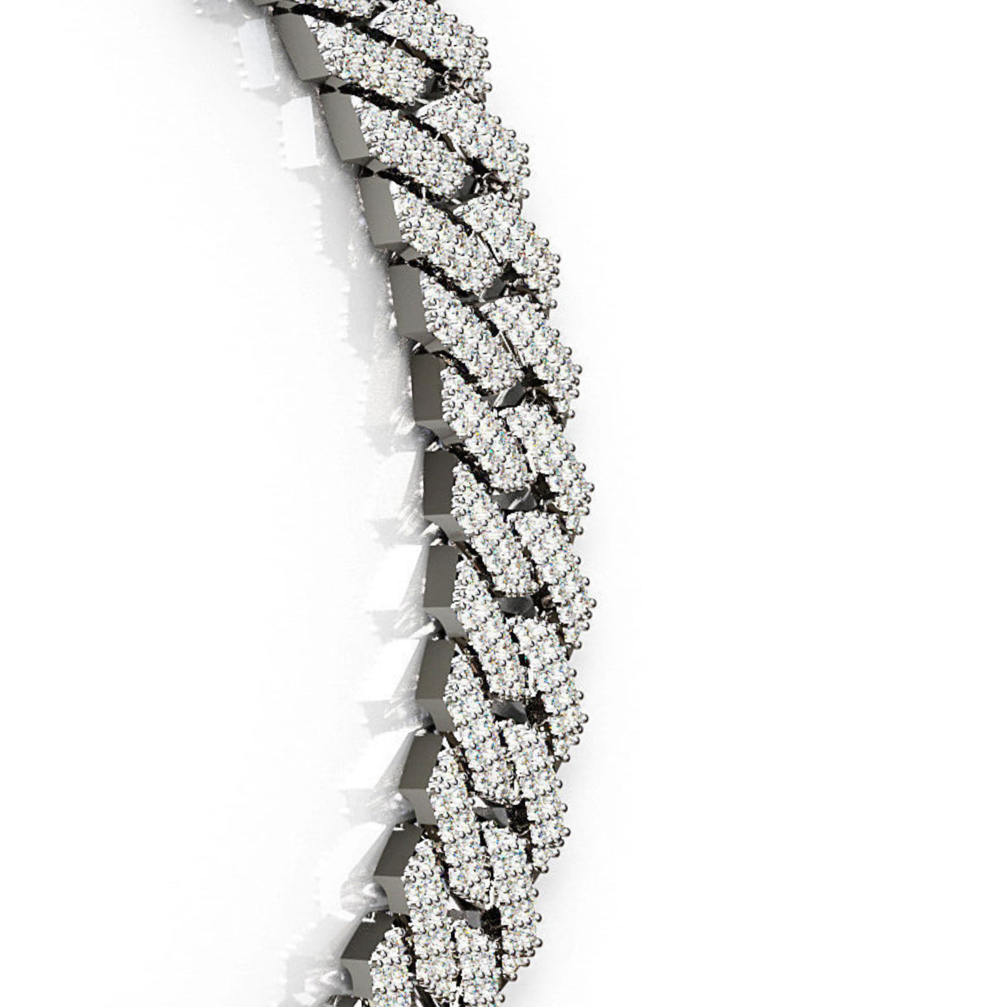 Premium quality  Iced Cuban Link Bracelet Luxury Jewelry
