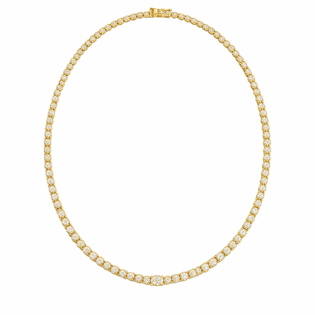 Classic Diamond Tennis Necklace for Women Timeless Luxury Jewelry