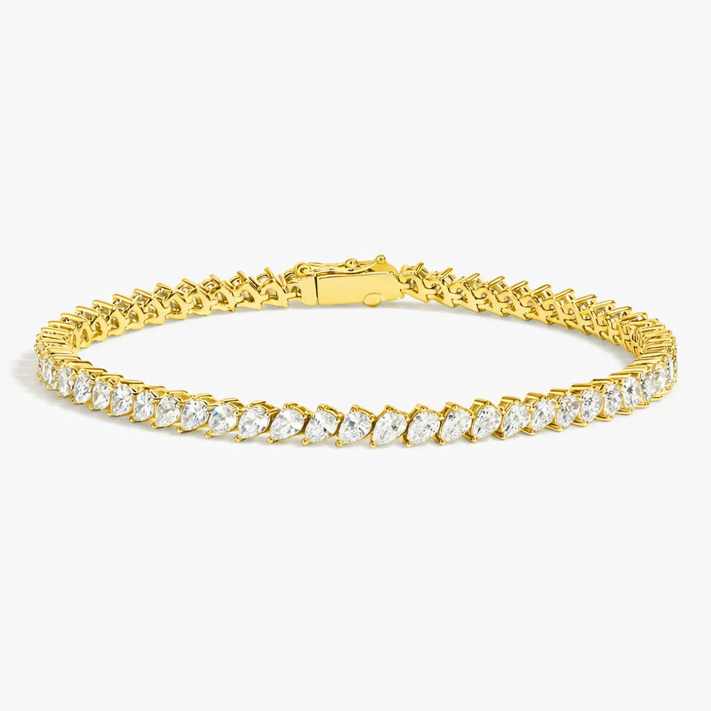 Pear Cut Diamond Tennis Bracelet Fine Jewelry