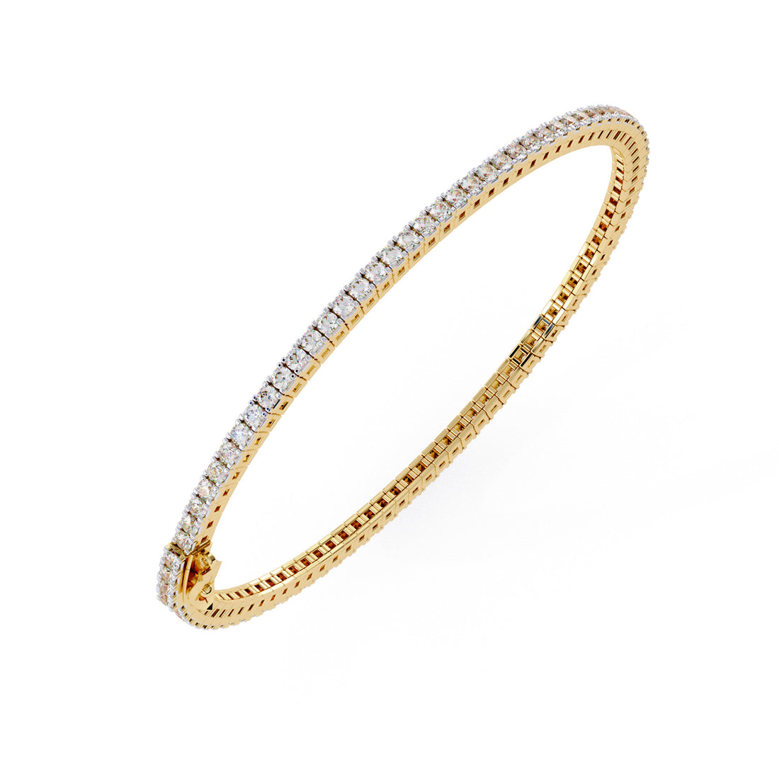 Round cut Diamond Tennis Bracelet Fine Jewelry
