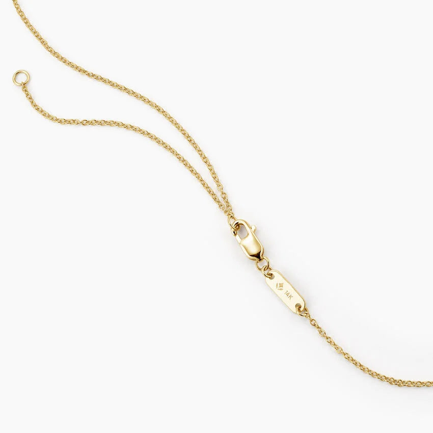 Heart Cut Bezel Set Diamond Necklace