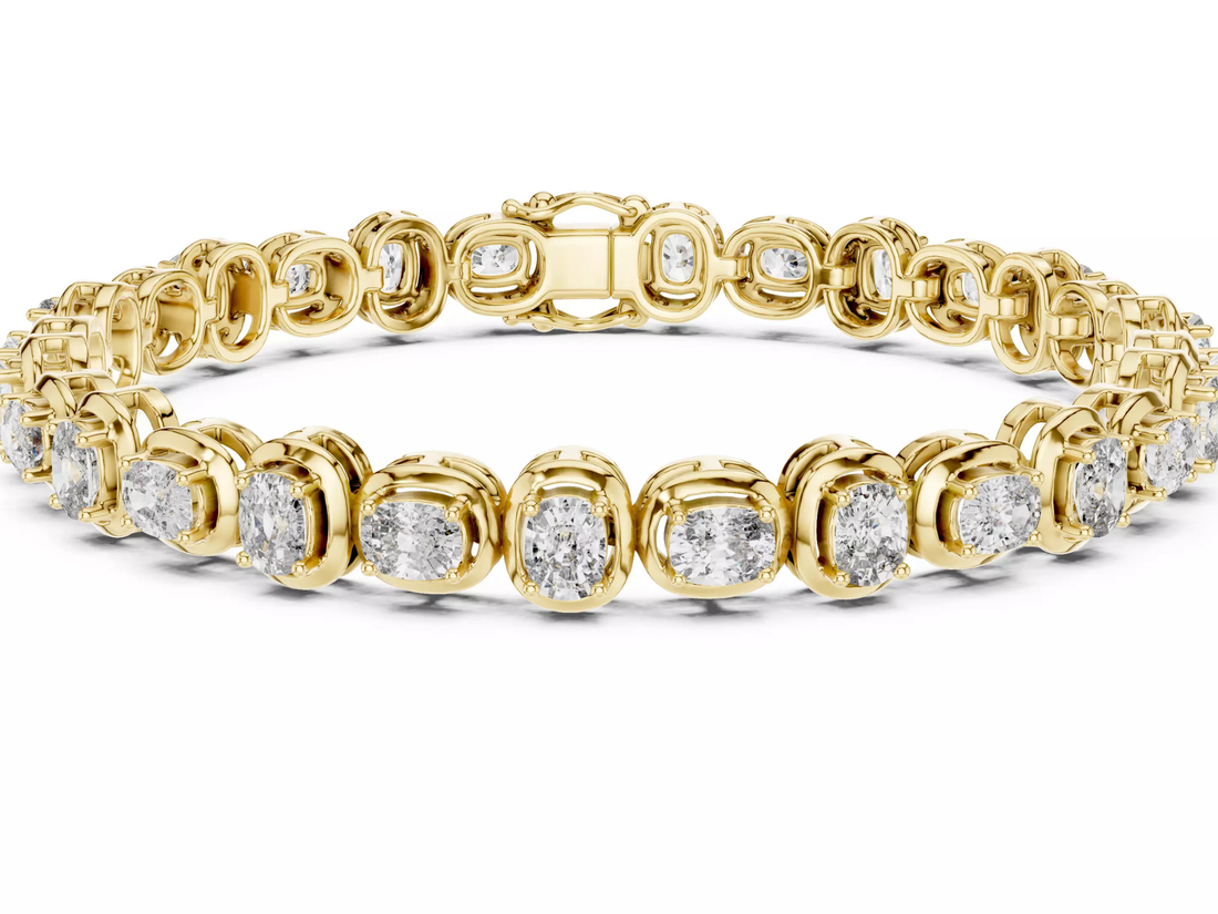 Oval Cut Diamond Tennis Bracelet Luxury Statement Jewelry