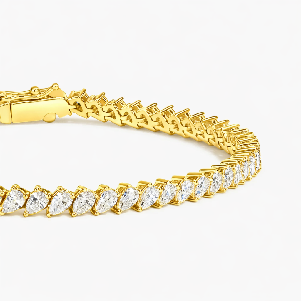 Pear Cut Diamond Tennis Bracelet Fine Jewelry