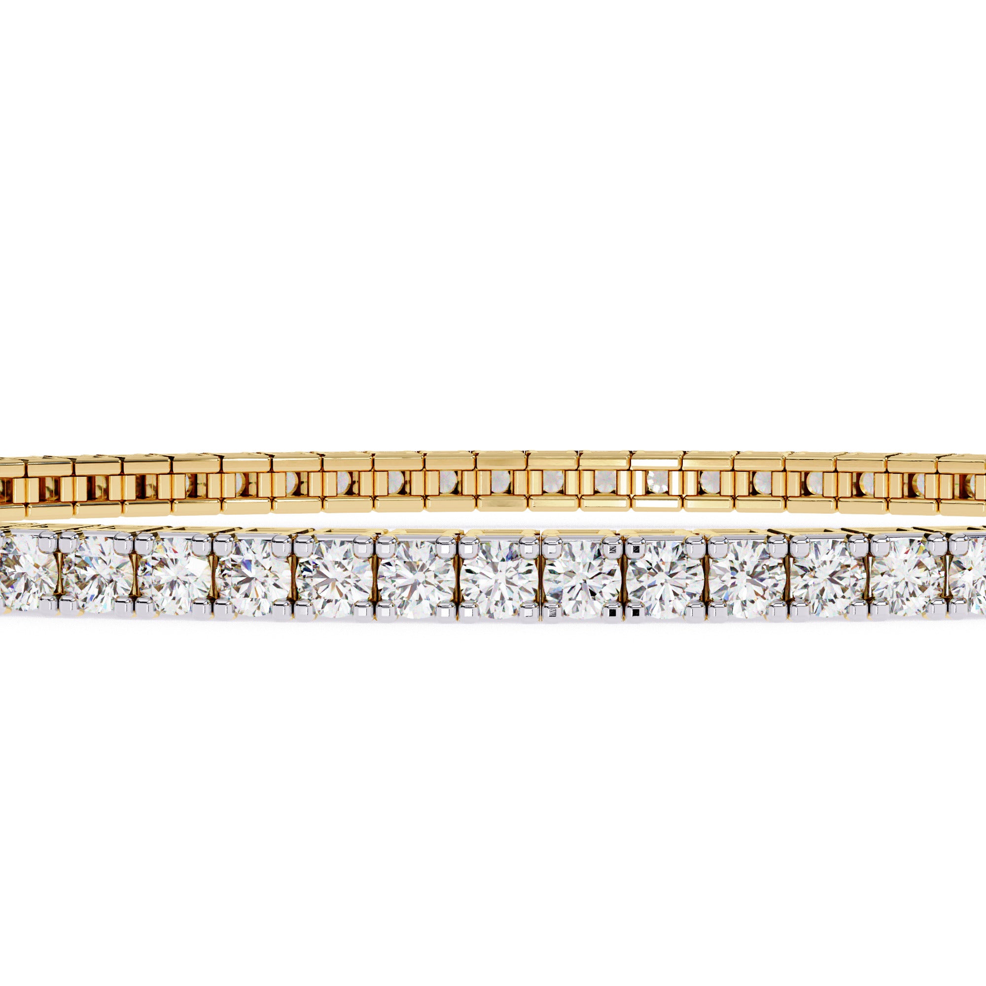 Round cut Diamond Tennis Bracelet Fine Jewelry