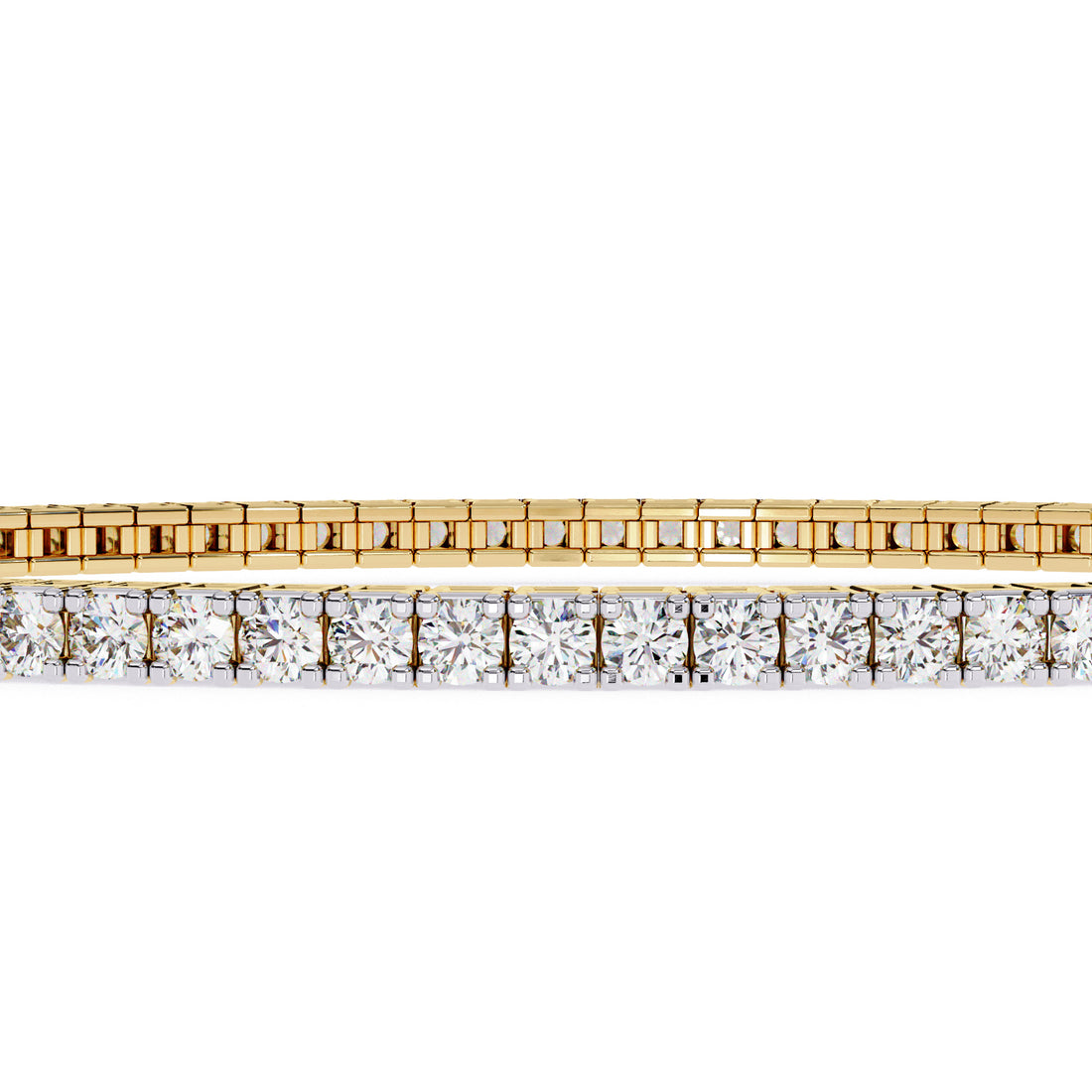 Round cut Diamond Tennis Bracelet Fine Jewelry