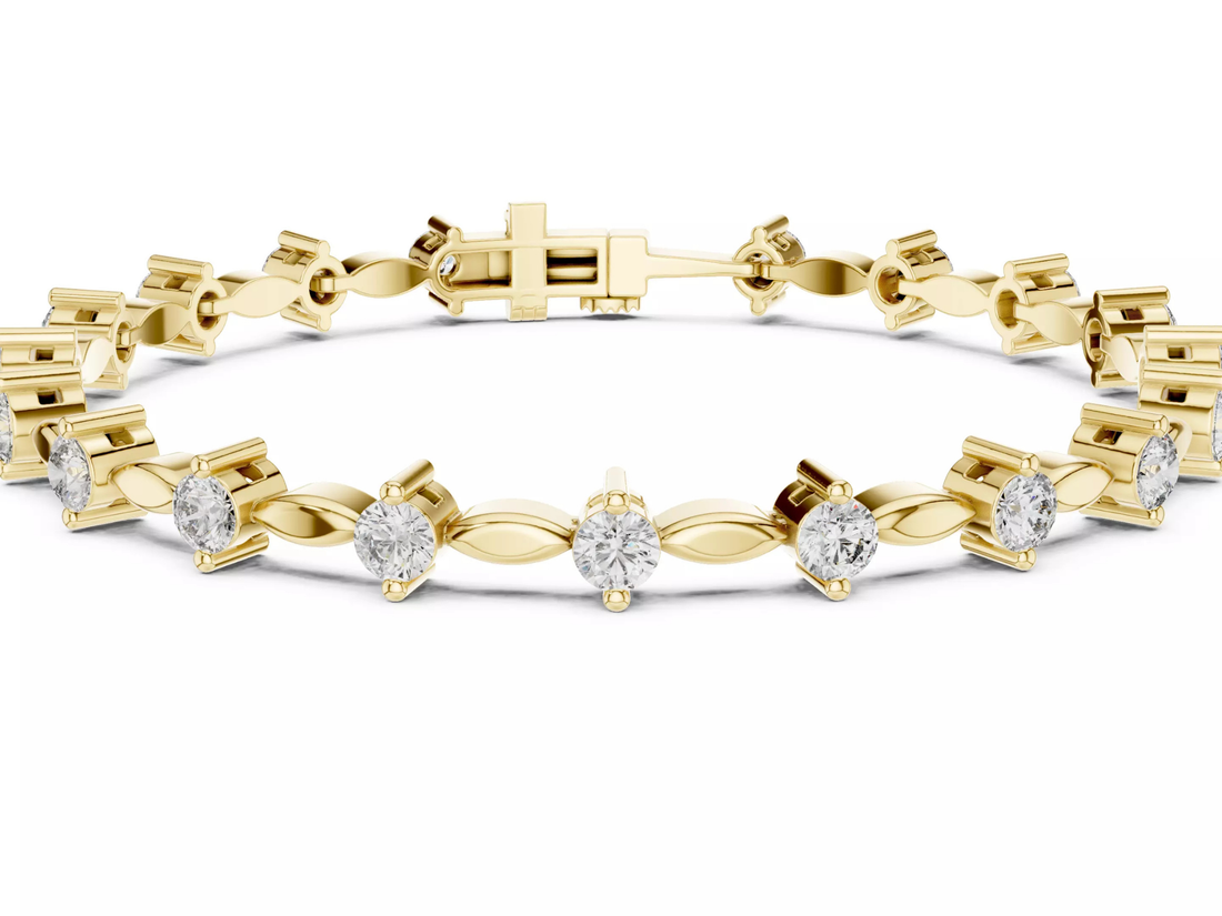 Luxury Round Cut Diamond Tennis Bracelet