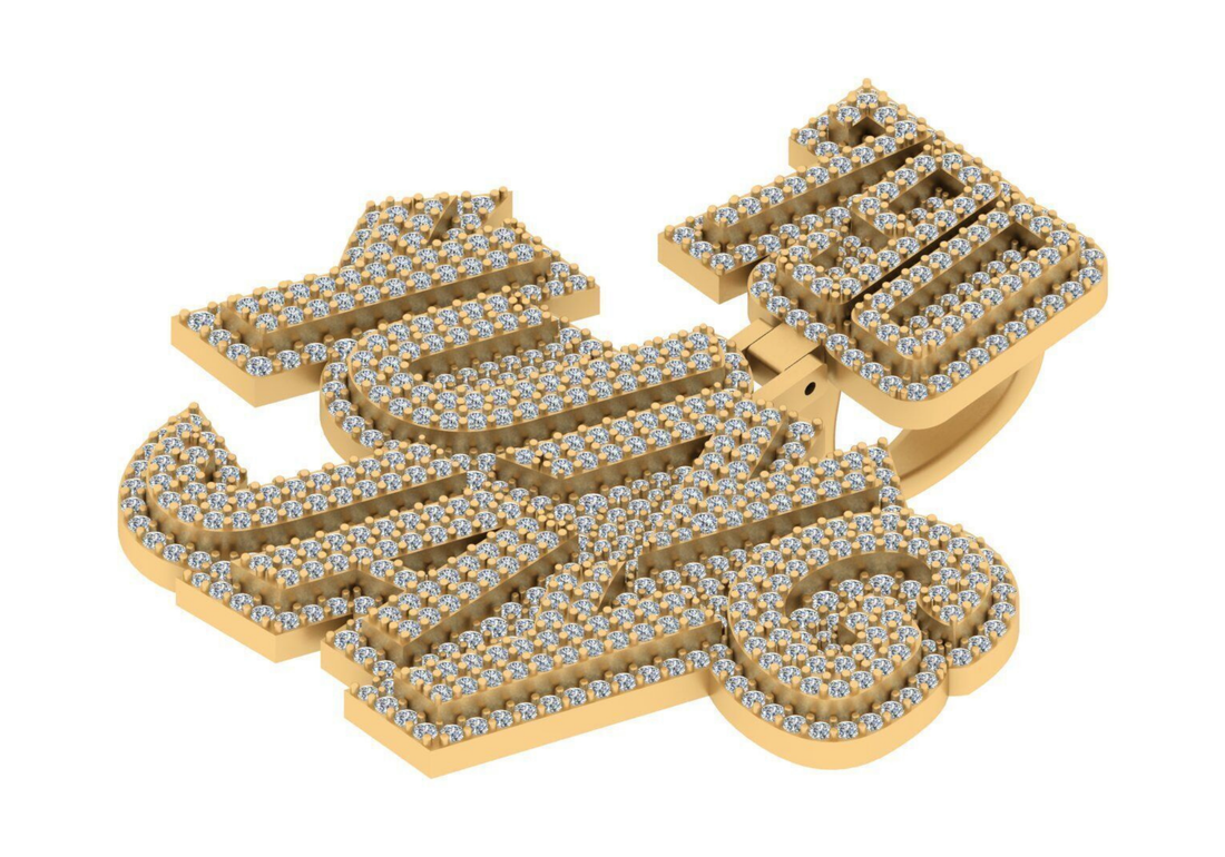 790 Yung Jay Custom Name Pendant