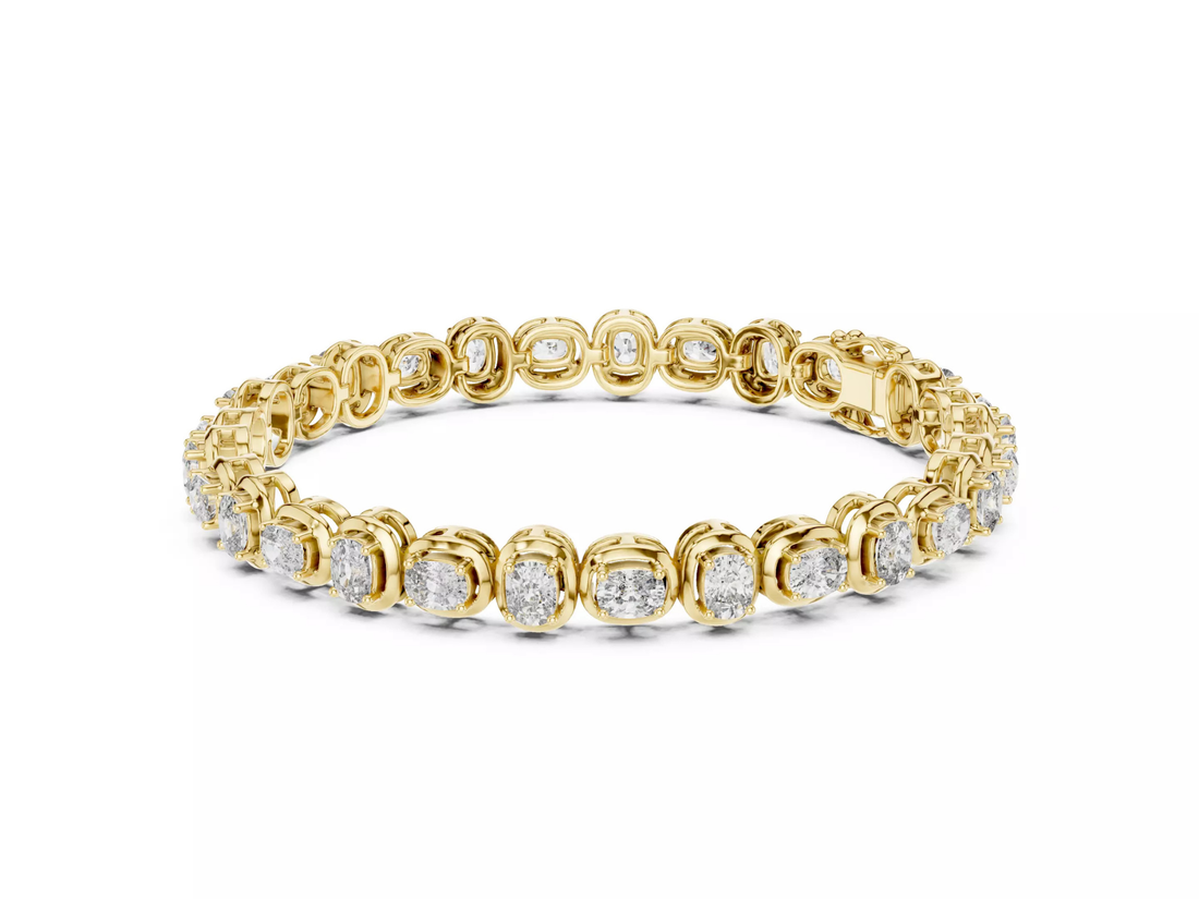 Oval Cut Diamond Tennis Bracelet Luxury Statement Jewelry