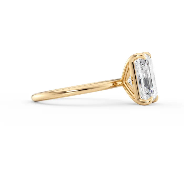 Radiant Cut Diamond Solitaire Engagement Ring For Women