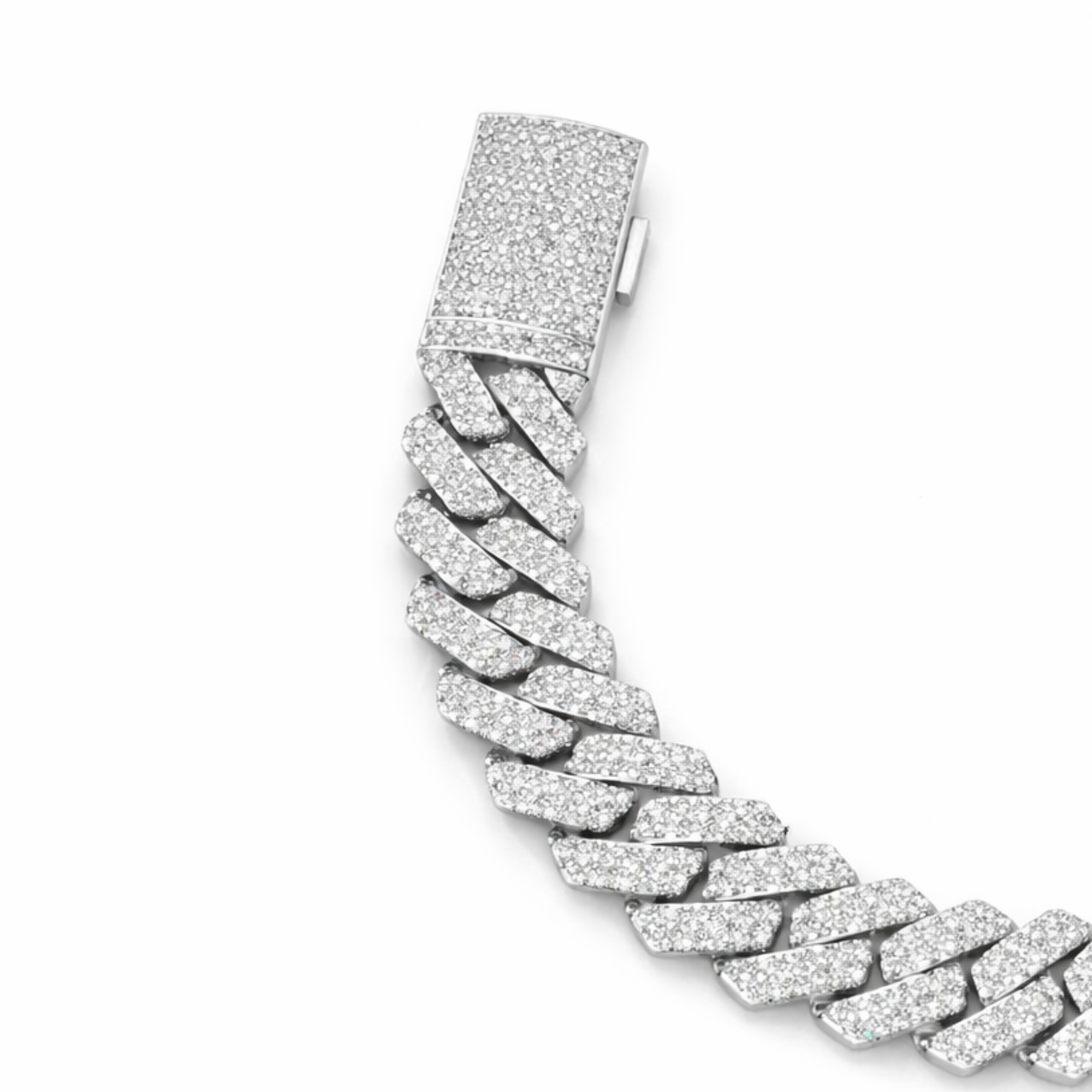 Luxury Diamond Cuban Link Bracelet | Iced Out Jewelry