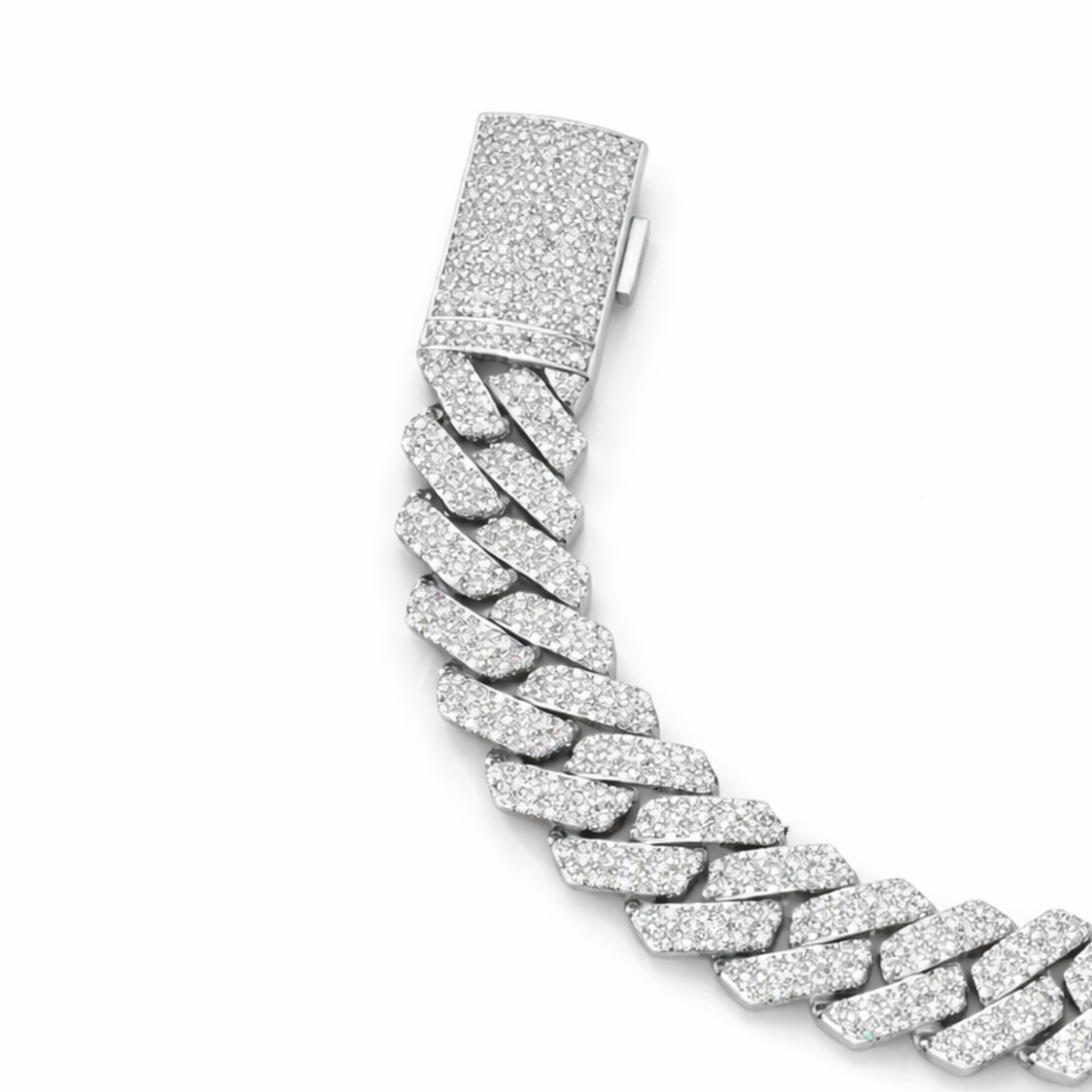 Luxury Diamond Cuban Link Bracelet | Iced Out Jewelry
