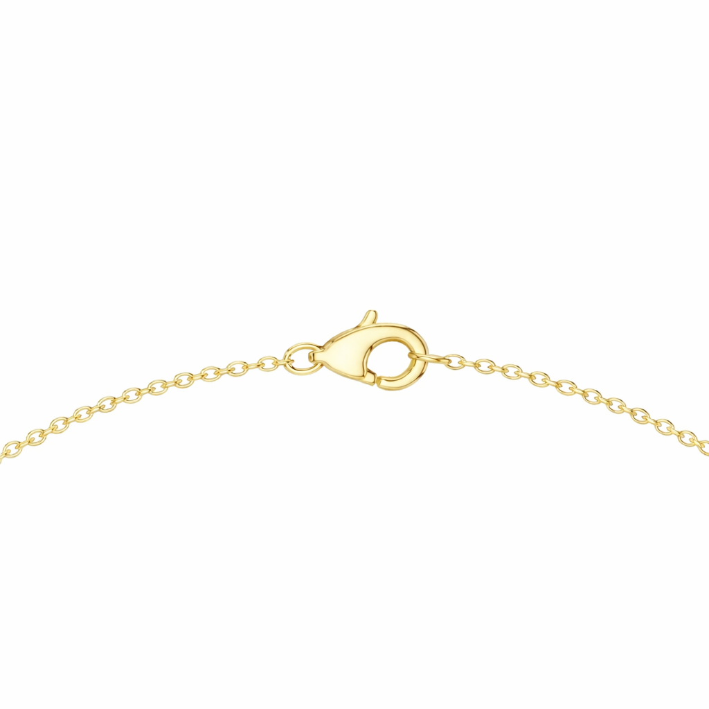 Graduated Diamond Curve Necklace For Women