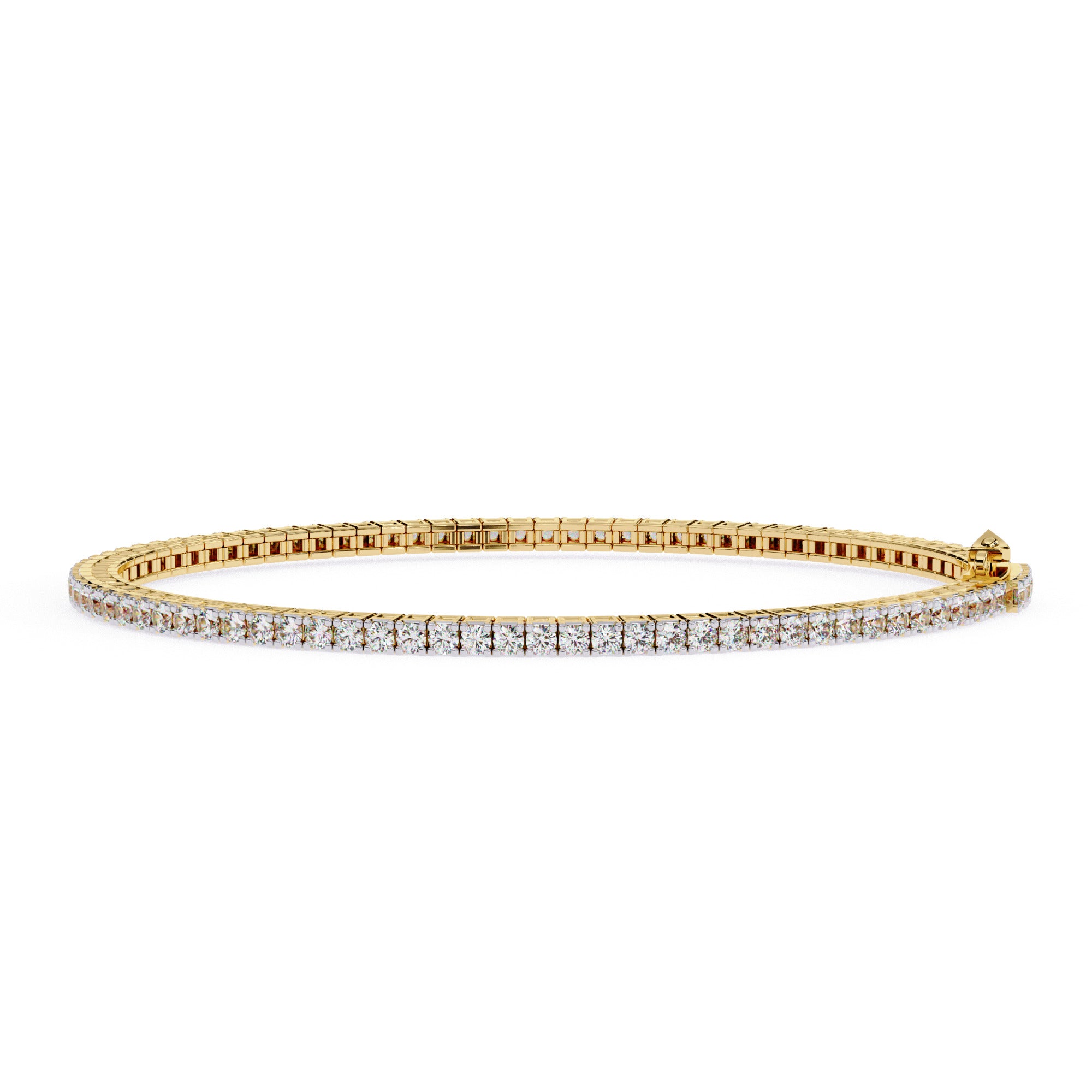 Round cut Diamond Tennis Bracelet Fine Jewelry