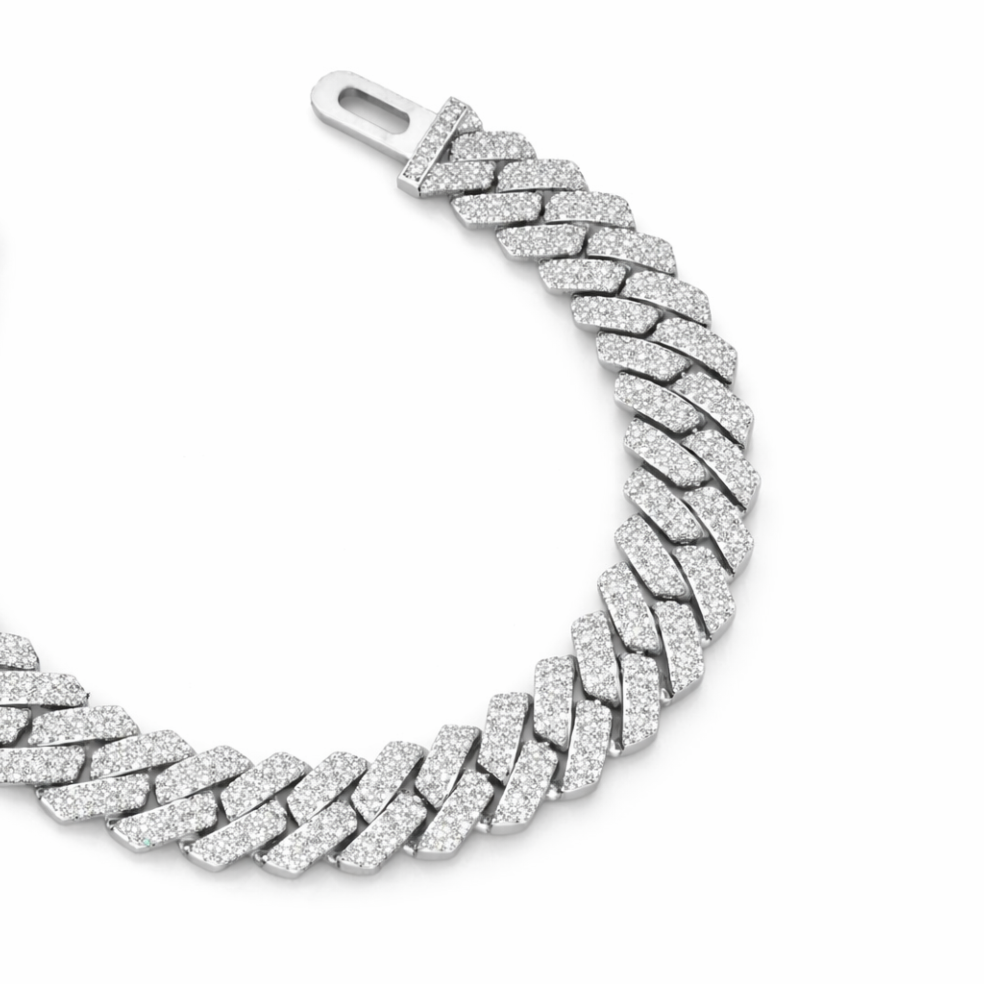 Luxury Diamond Cuban Link Bracelet | Iced Out Jewelry