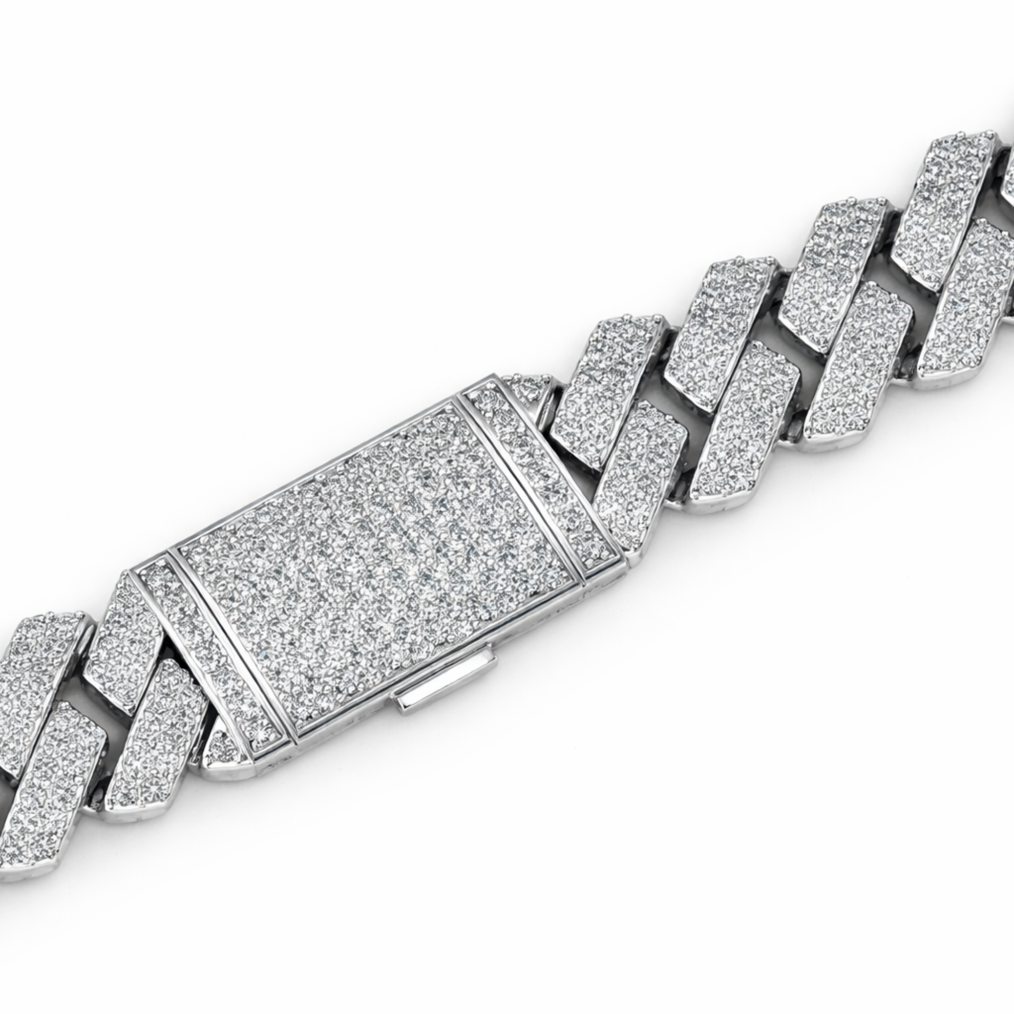 Luxury Diamond Cuban Link Bracelet | Iced Out Jewelry