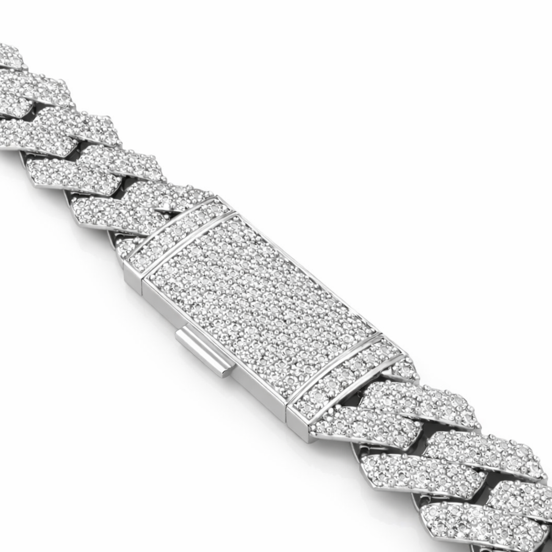 Luxury Diamond Cuban Link Bracelet | Iced Out Jewelry