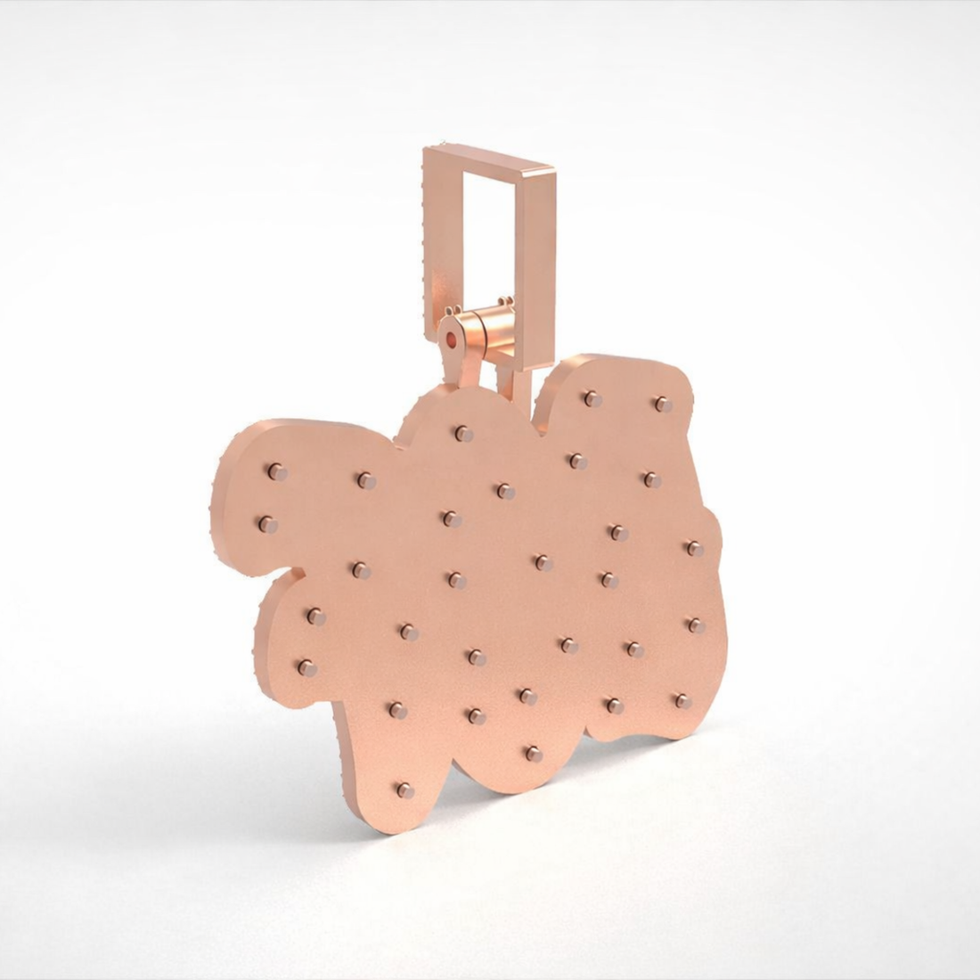 Icedout 3CF Custom Letter Name  Hip Hop Pendant