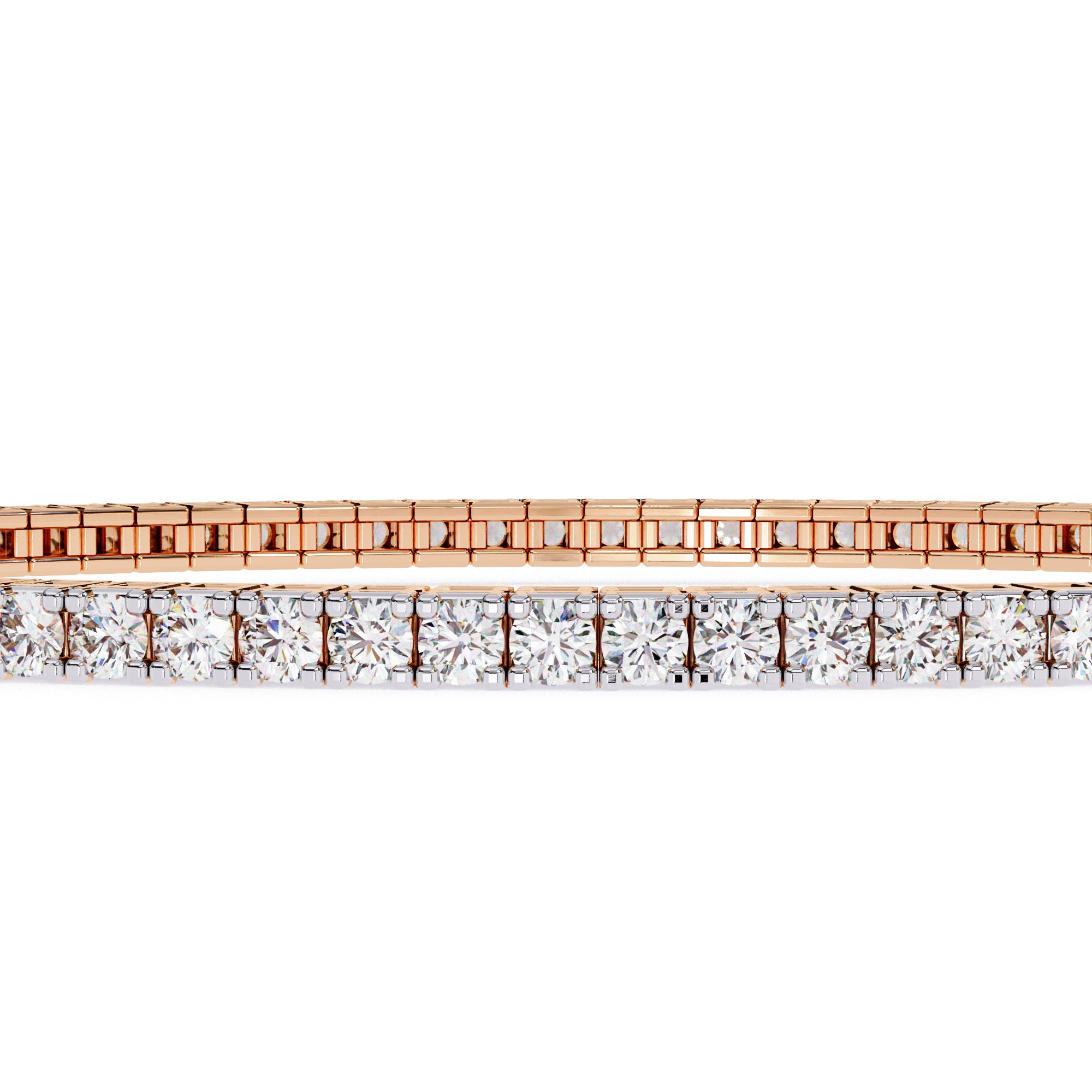 Round cut Diamond Tennis Bracelet Fine Jewelry