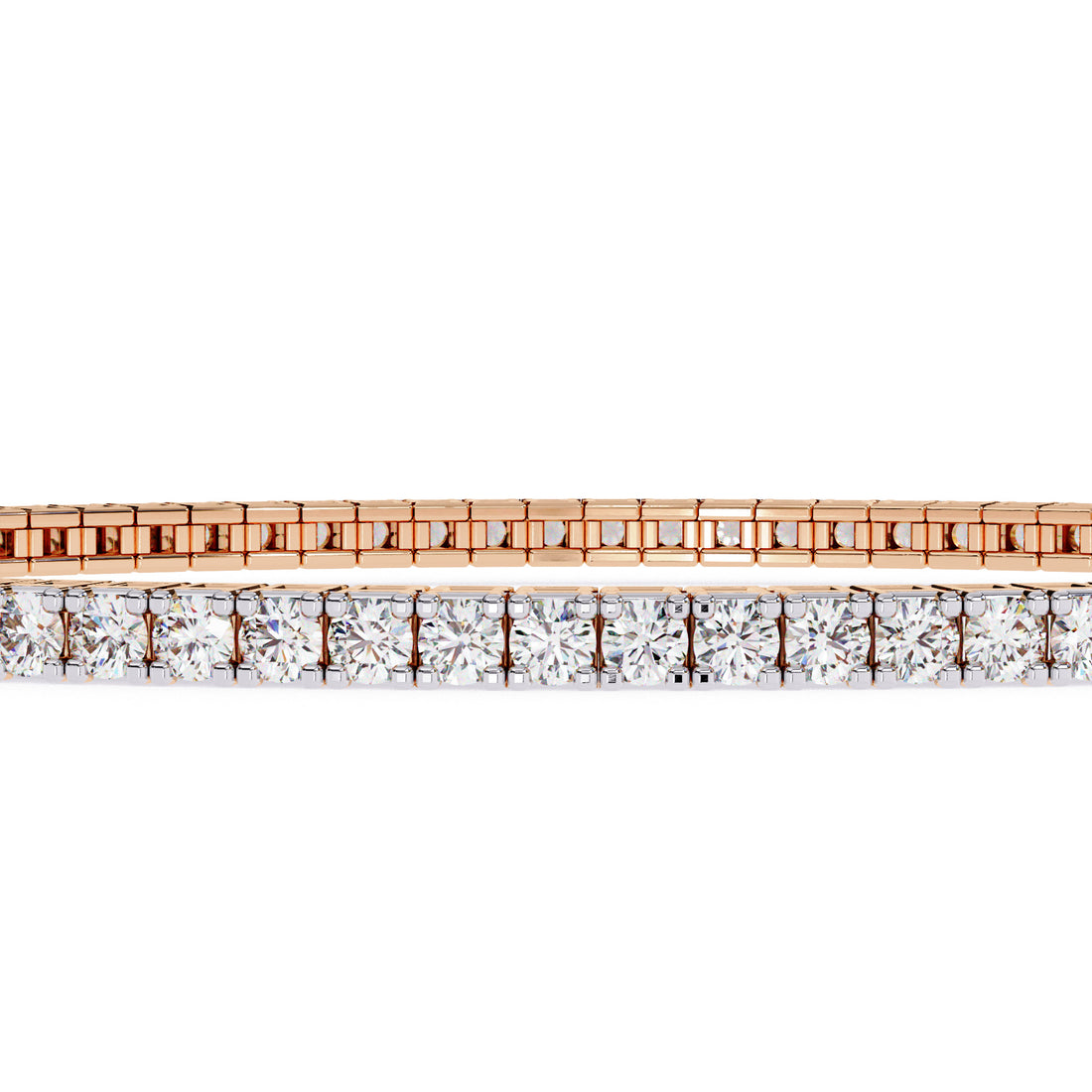 Round cut Diamond Tennis Bracelet Fine Jewelry