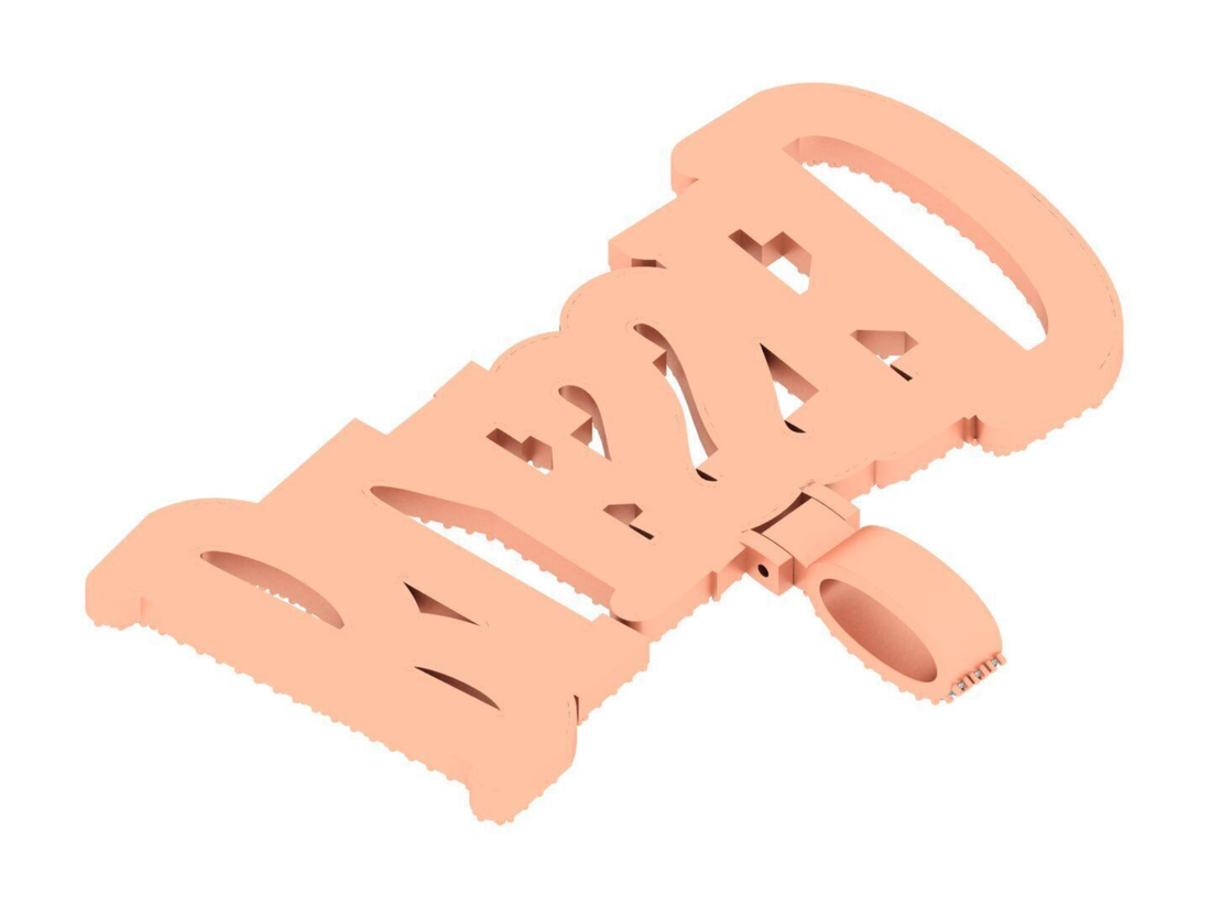 Luxury BLESSED Statement Hip Hop Pendant