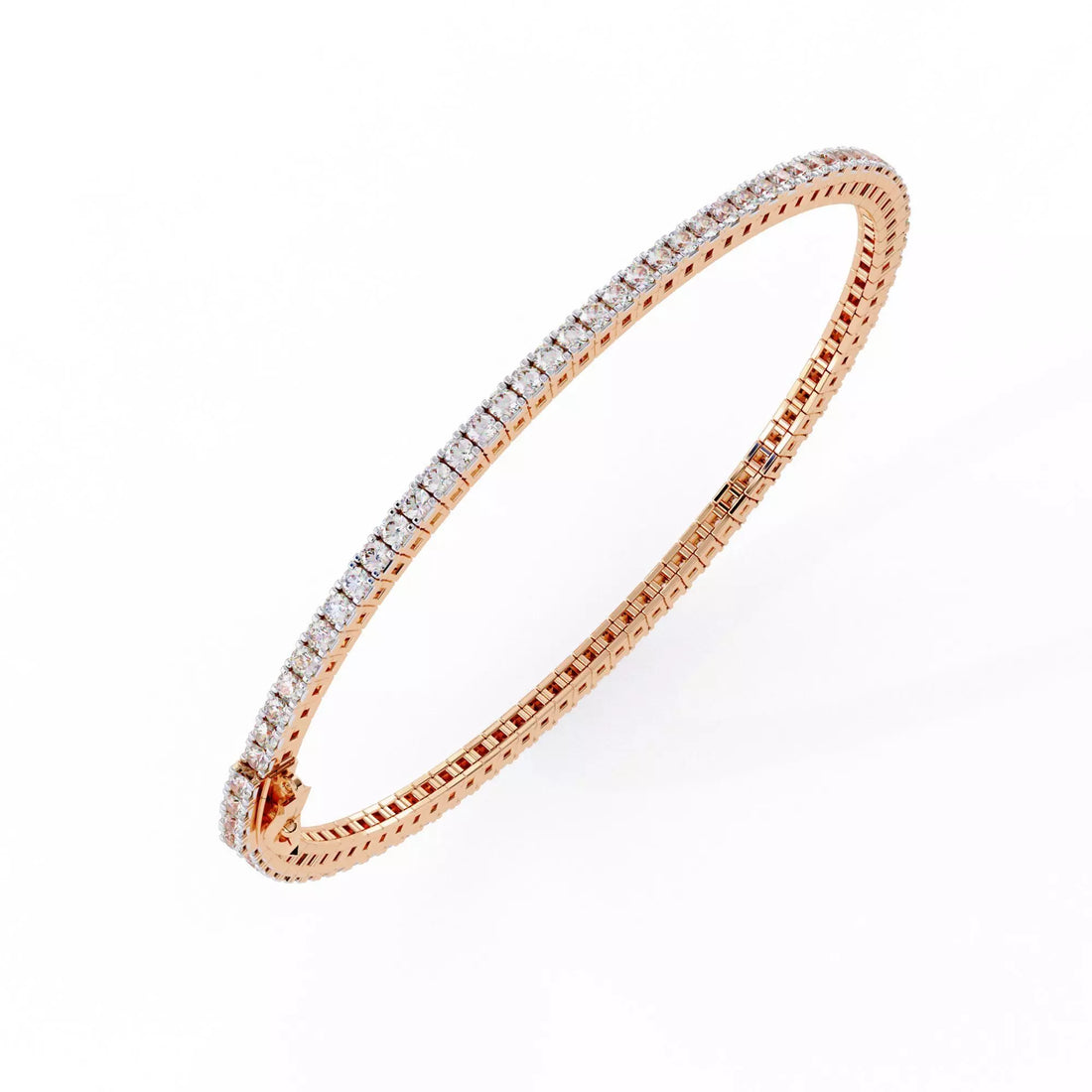 Round cut Diamond Tennis Bracelet Fine Jewelry