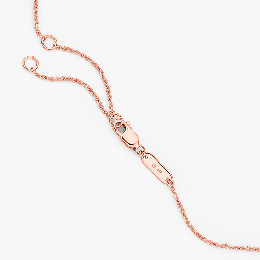 Round Cut Solitaire Diamond Pendant Necklace