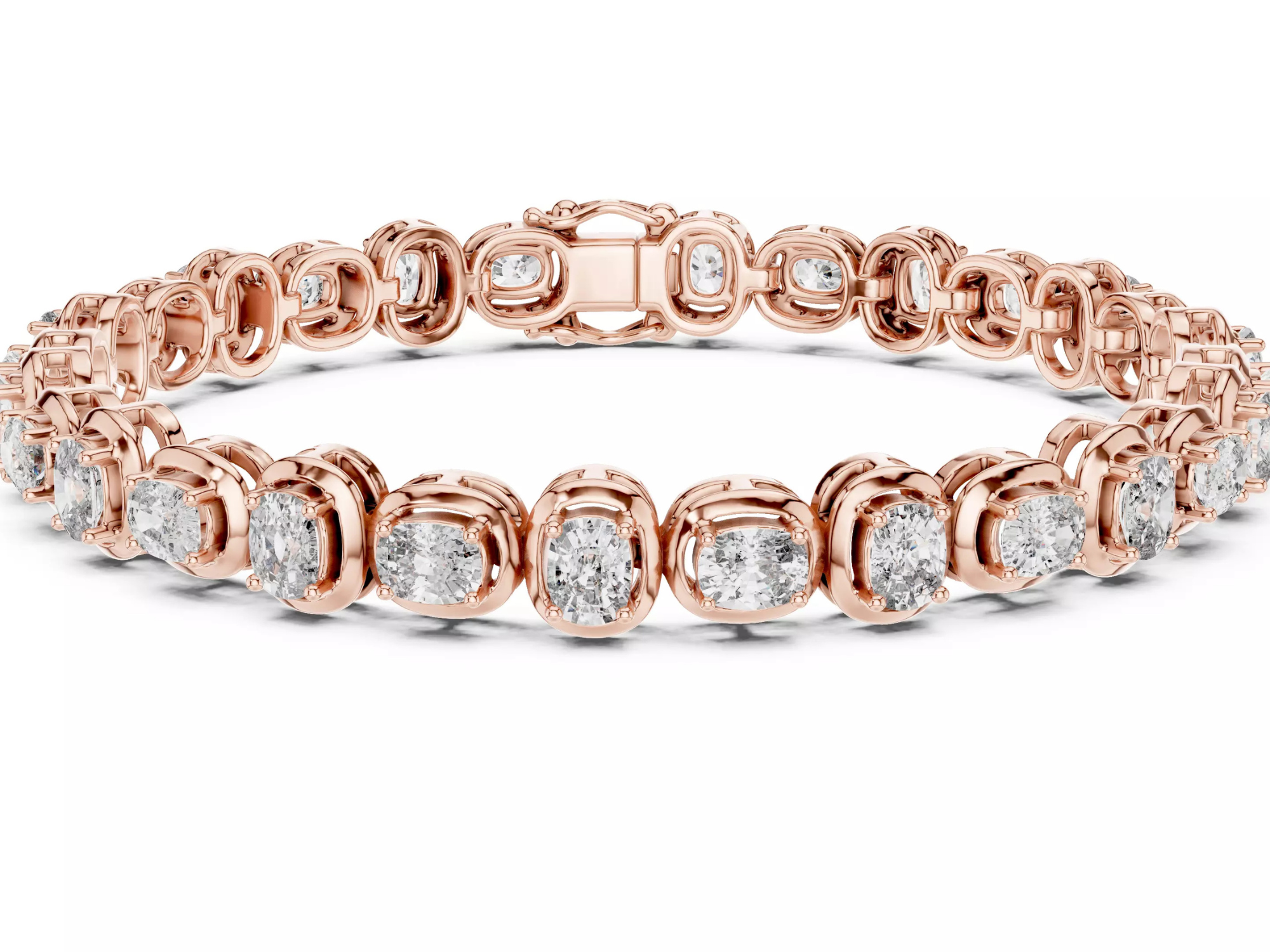 Oval Cut Diamond Tennis Bracelet Luxury Statement Jewelry